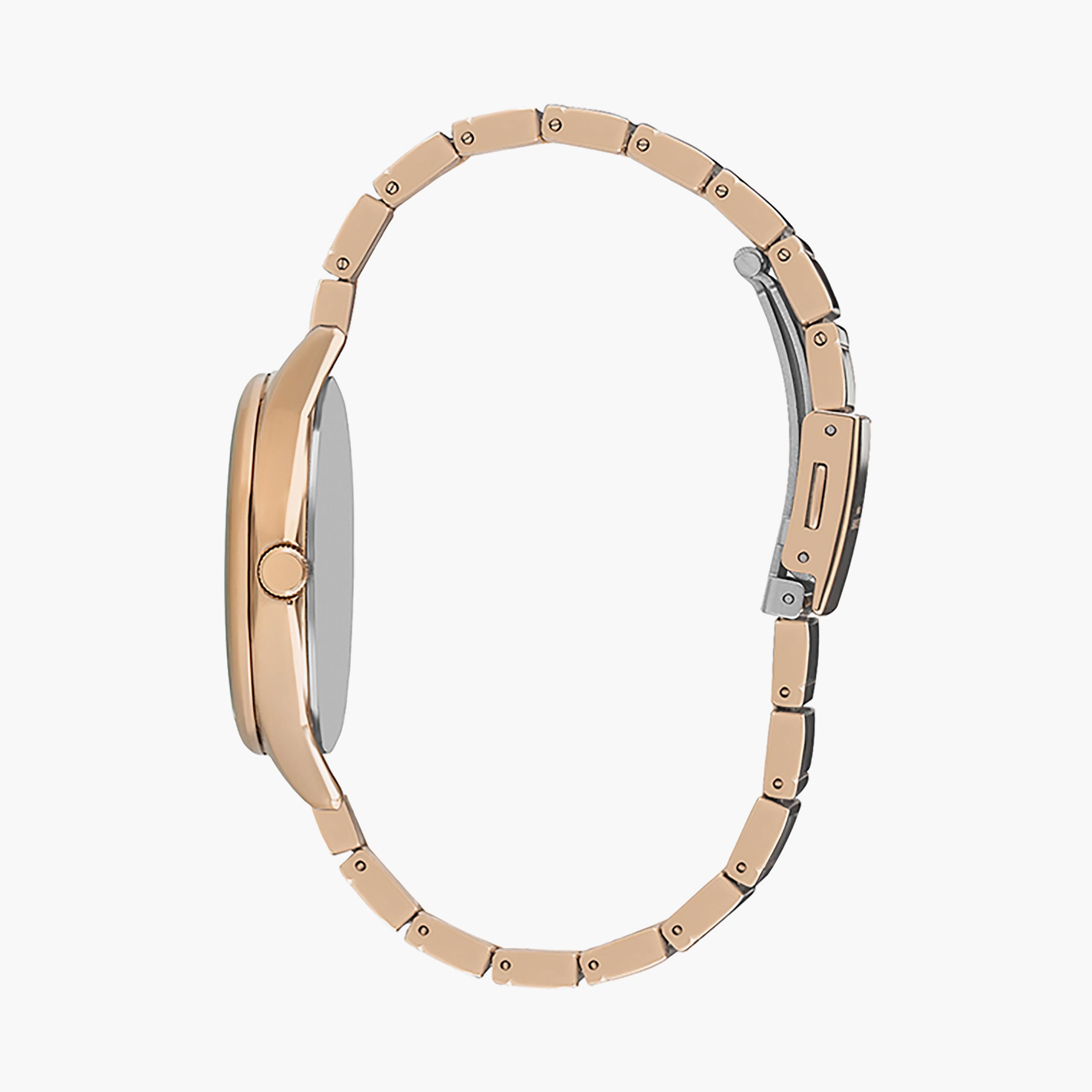  LC07482.410 | ساعة لي كوبر للنساء بسوار من ستانلس ستيل ذو كرونوغراف ذهبي وردي-women-watchesandjewellery-watches-image-2