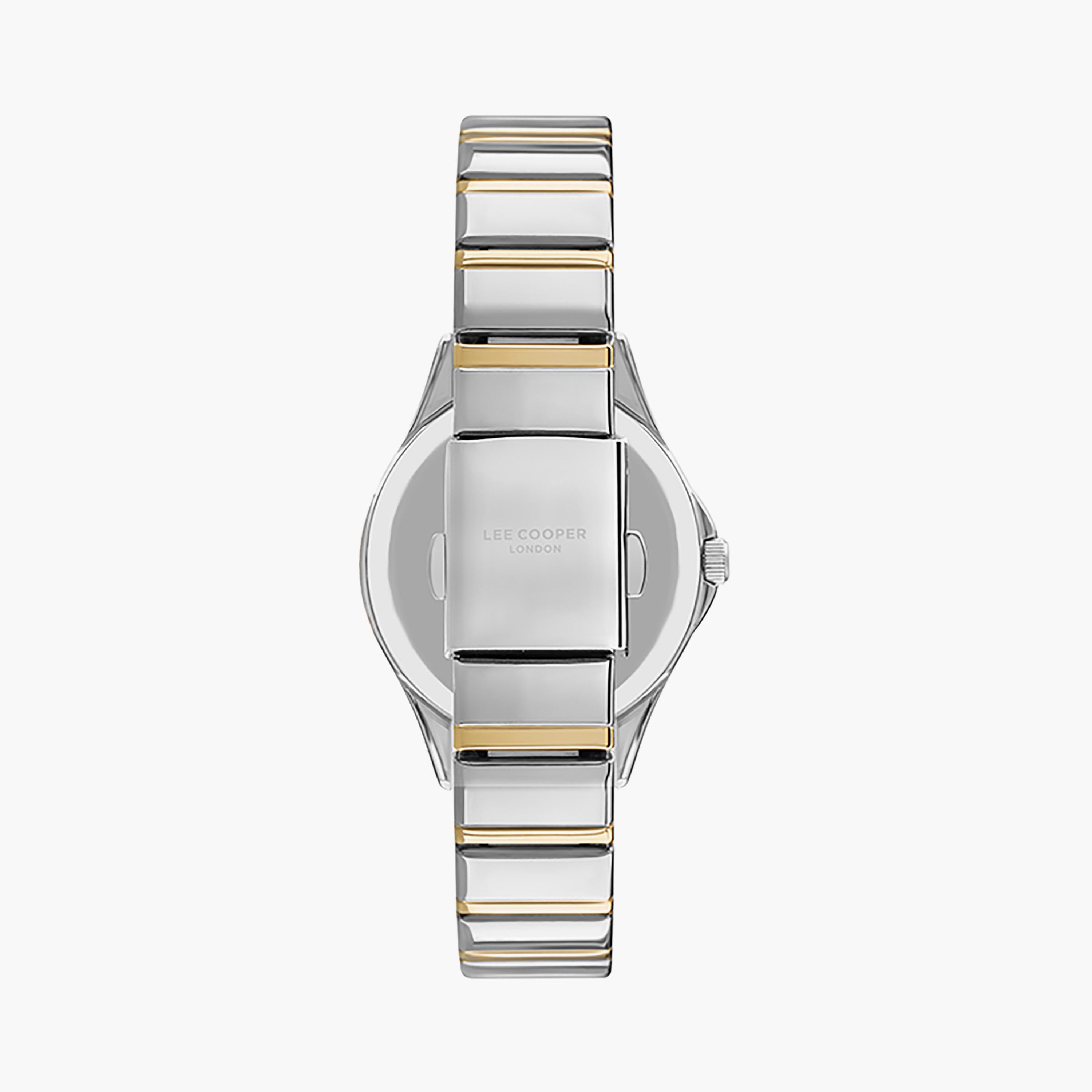  LC07482.220 | ساعة لي كوبر للنساء بسوار من ستانلس ستيل ذو كرونوغراف ذهبي وفضي-women-watchesandjewellery-watches-image-3