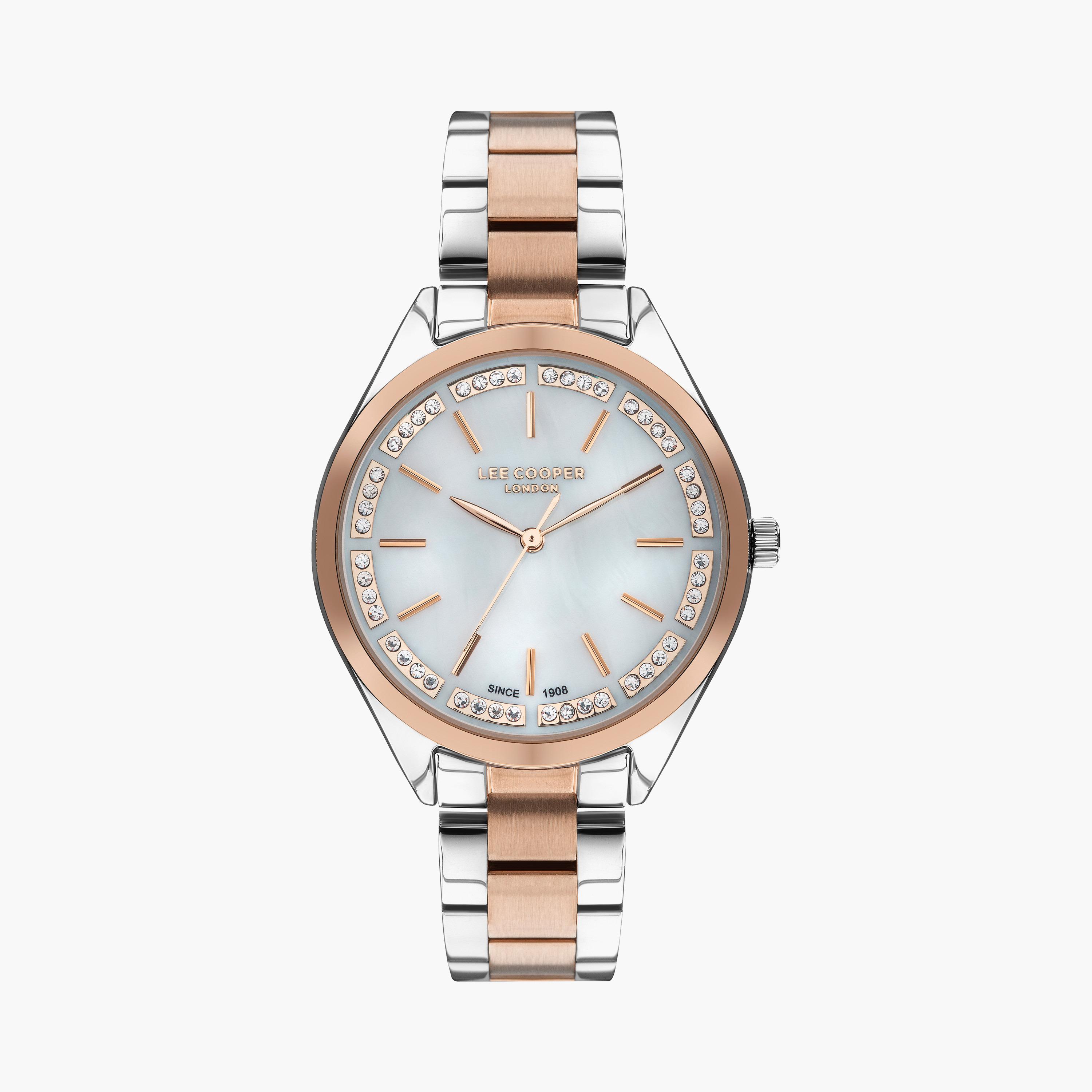  LC07497.520| ساعة لي كوبر للنساء ذات أنالوج فضي بسوار من ستانلس ستيل-women-watchesandjewellery-watches-image-1