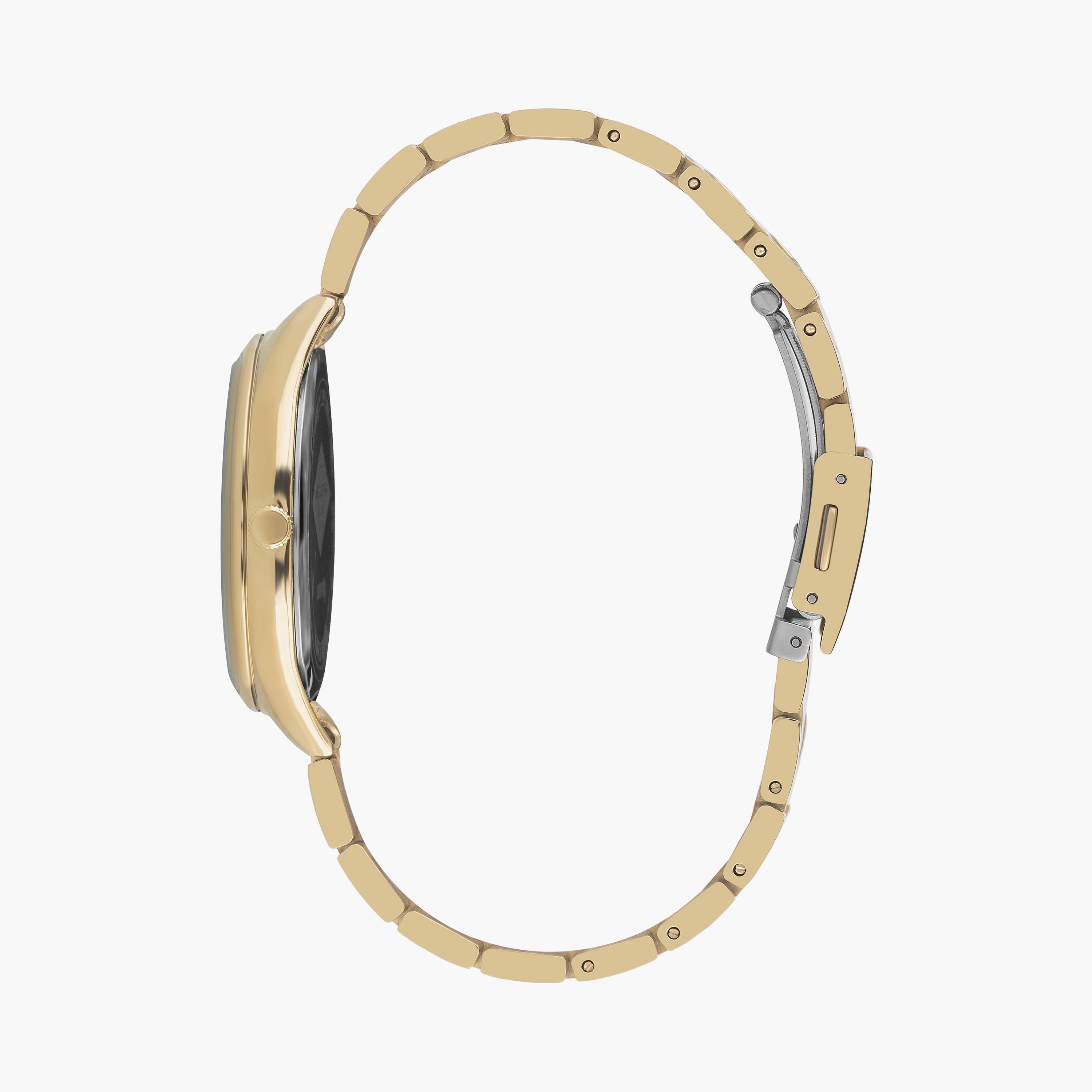  LC07497.130 | ساعة لي كوبر ذهبية للنساء ذات أنالوج بسوار من ستانلس ستيل-women-watchesandjewellery-watches-image-2