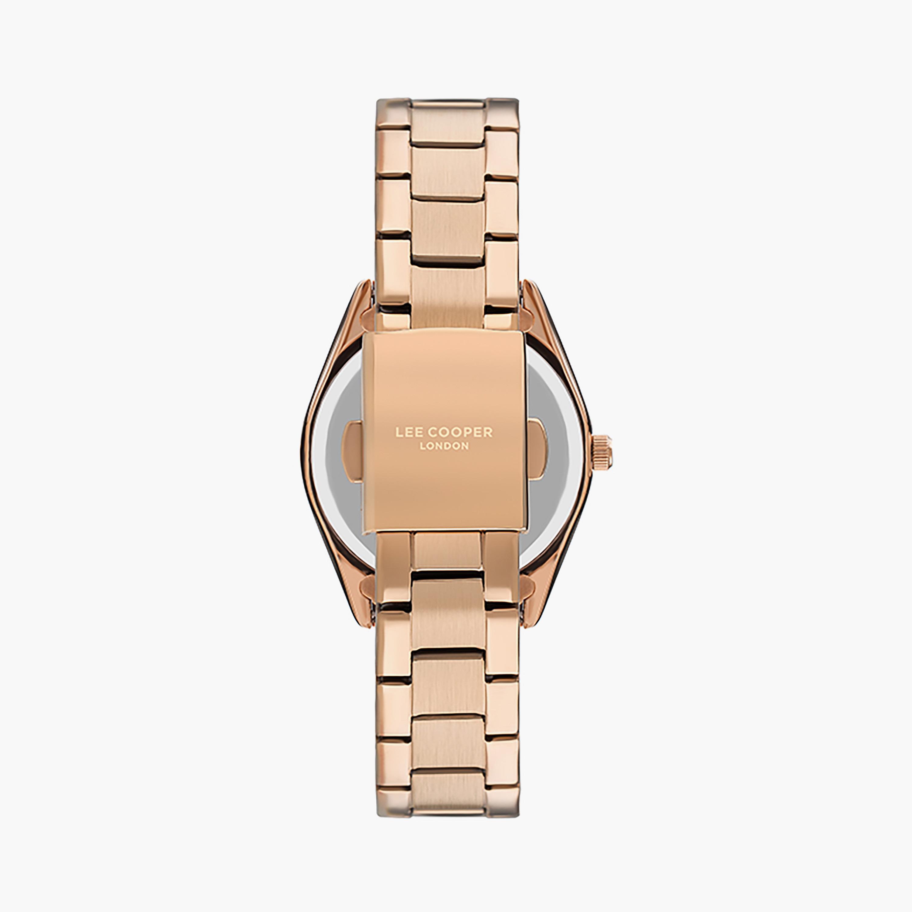 LC07459.430 | ساعة لي كوبر ذات أنالوج بسوار من ستانلس ستيل باللون الذهبي الوردي-women-watchesandjewellery-watches-image-3