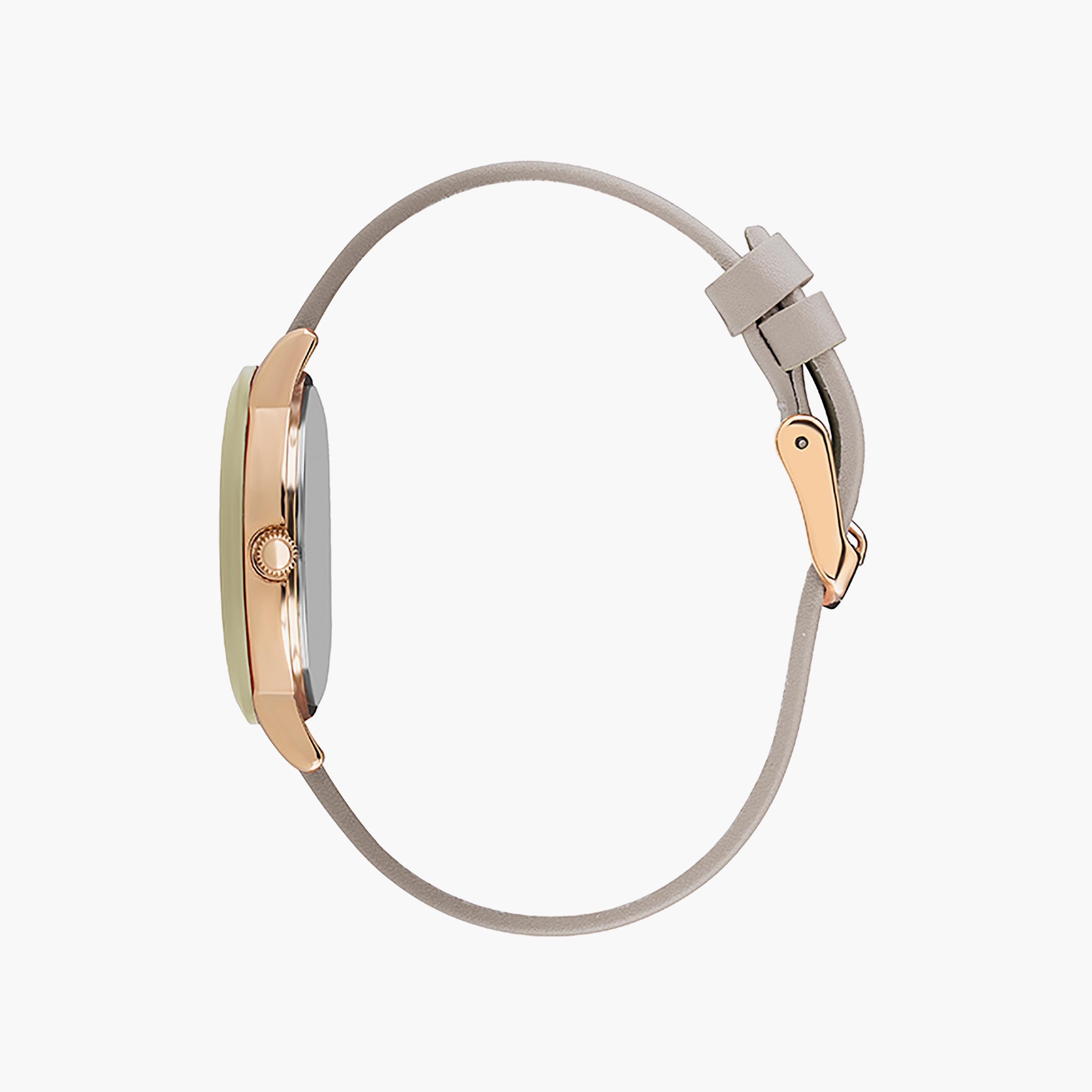  LC07521.422 | ساعة لي كوبر للنساء بسوار جلدي ذو أنالوج مع لون بيج-women-watchesandjewellery-watches-image-2