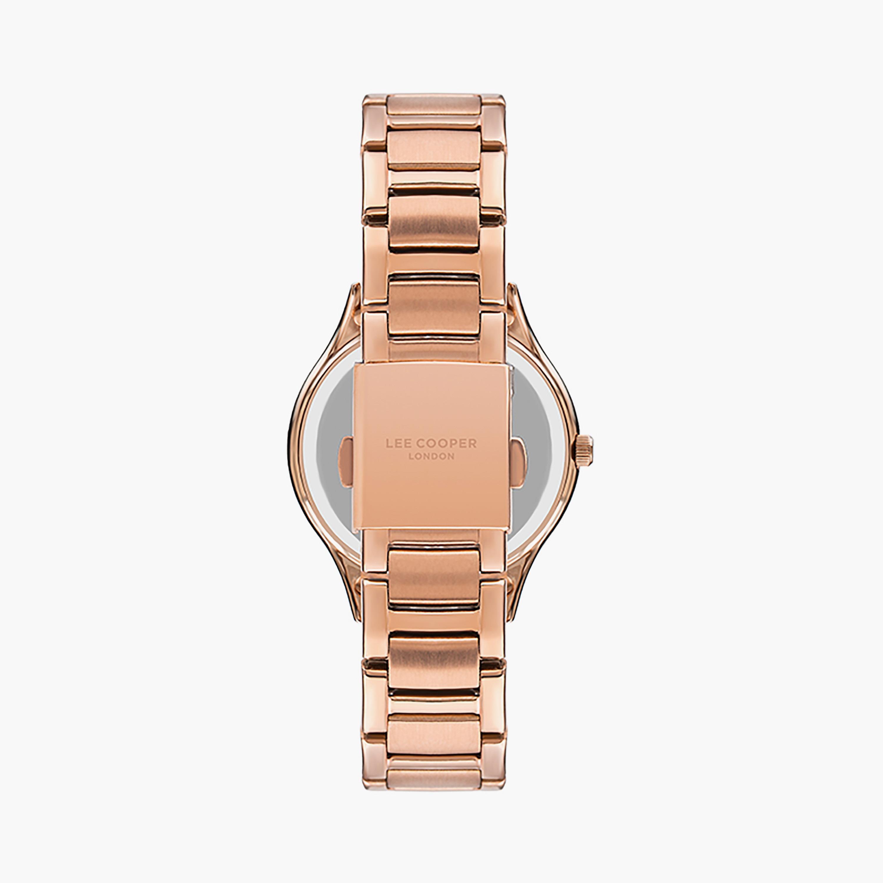  LC07460.470 | ساعة لي كوبر ذات أنالوج بسوار من ستانلس ستيل باللون الذهبي الوردي-women-watchesandjewellery-watches-image-3