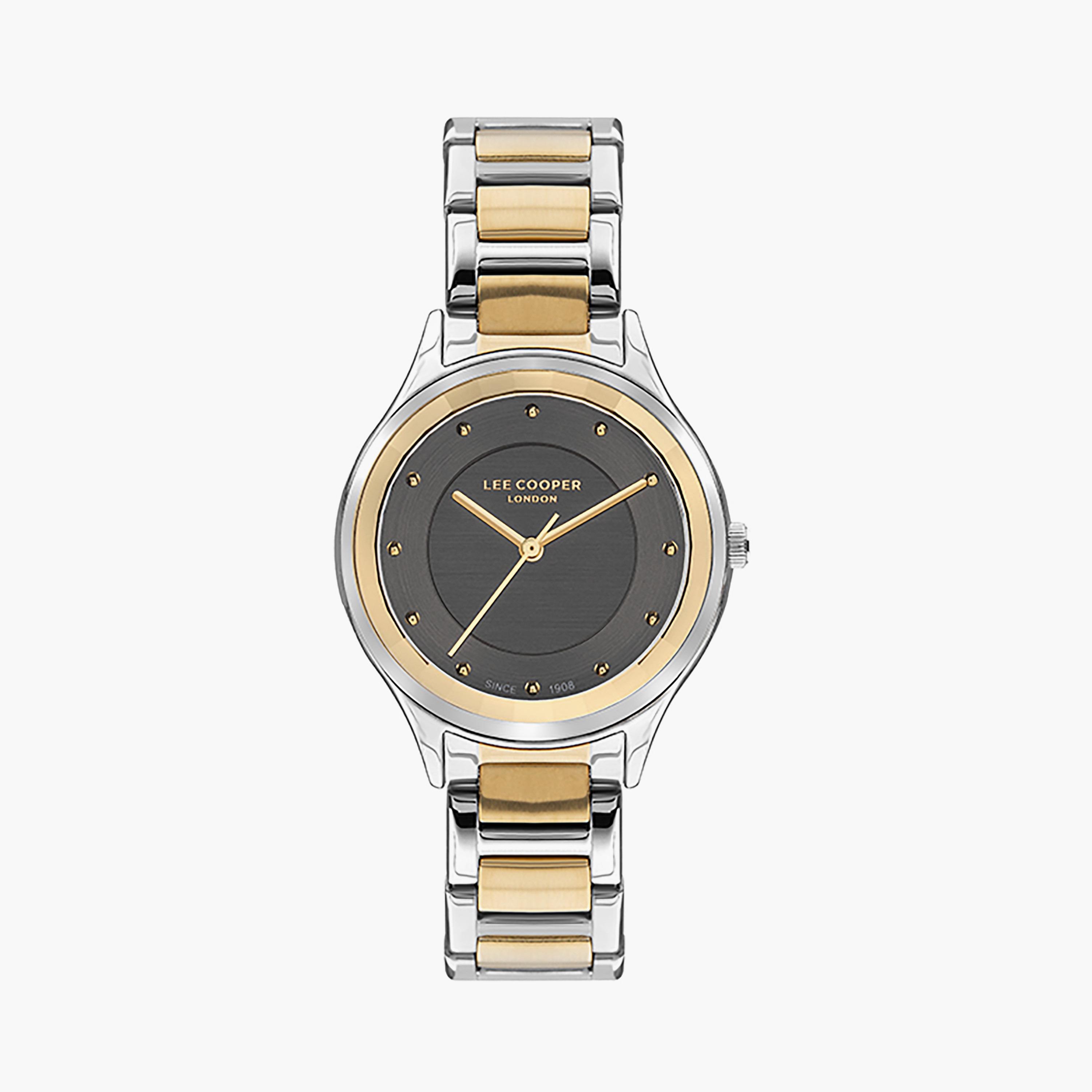  LC07460.260 | ساعة لي كوبر ذات أنالوج بسوار من ستانلس ستيل مع لون فضي وذهبي-women-watchesandjewellery-watches-image-1
