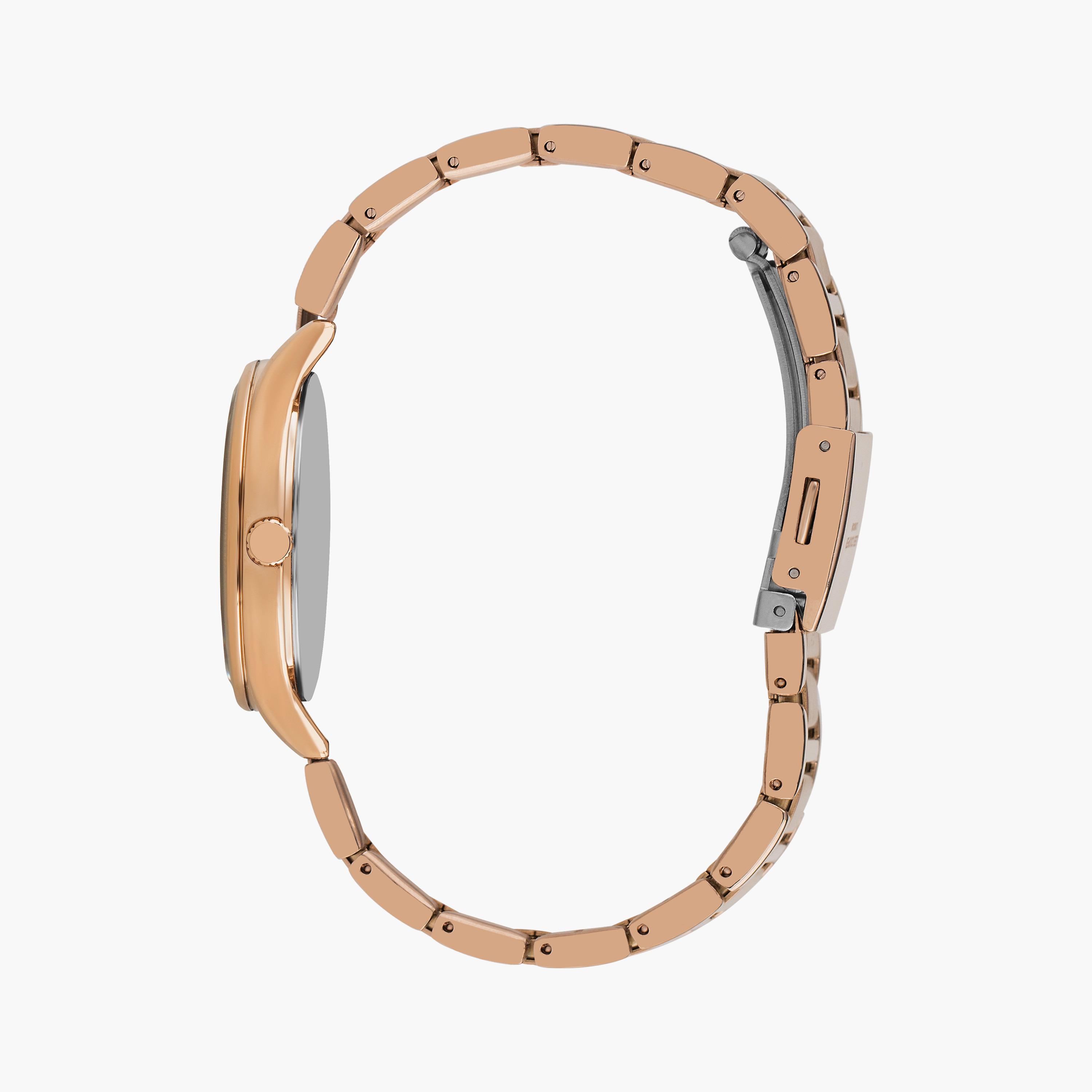  LC07518.420 | ساعة لي كوبر للنساء ذات أنالوج ذهبي وردي بسوار من ستانلس ستيل-women-watchesandjewellery-watches-image-2