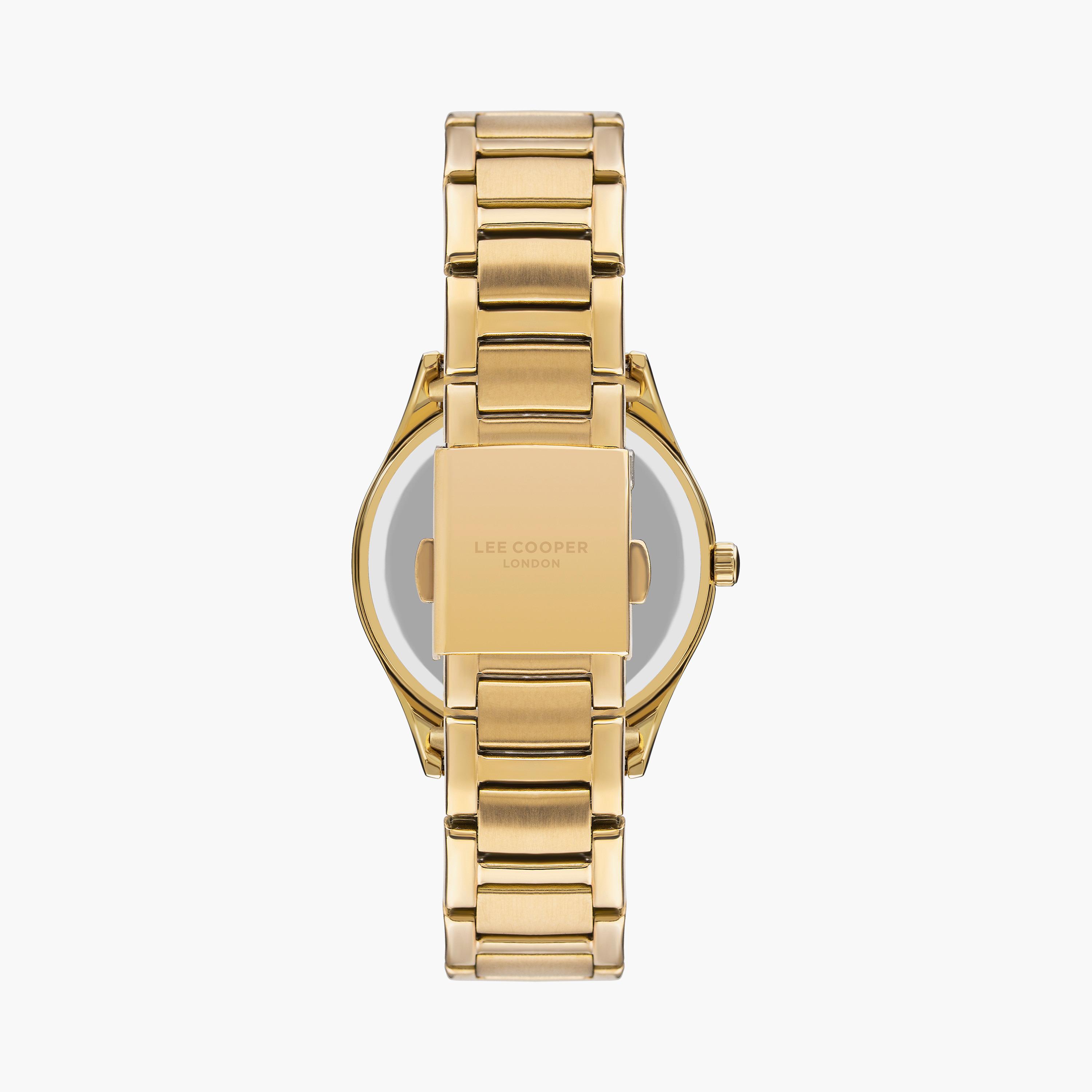  LC07518.130 | ساعة لي كوبر ذهبية للنساء ذات أنالوج بسوار من ستانلس ستيل-men-watchesandjewellery-watches-image-3