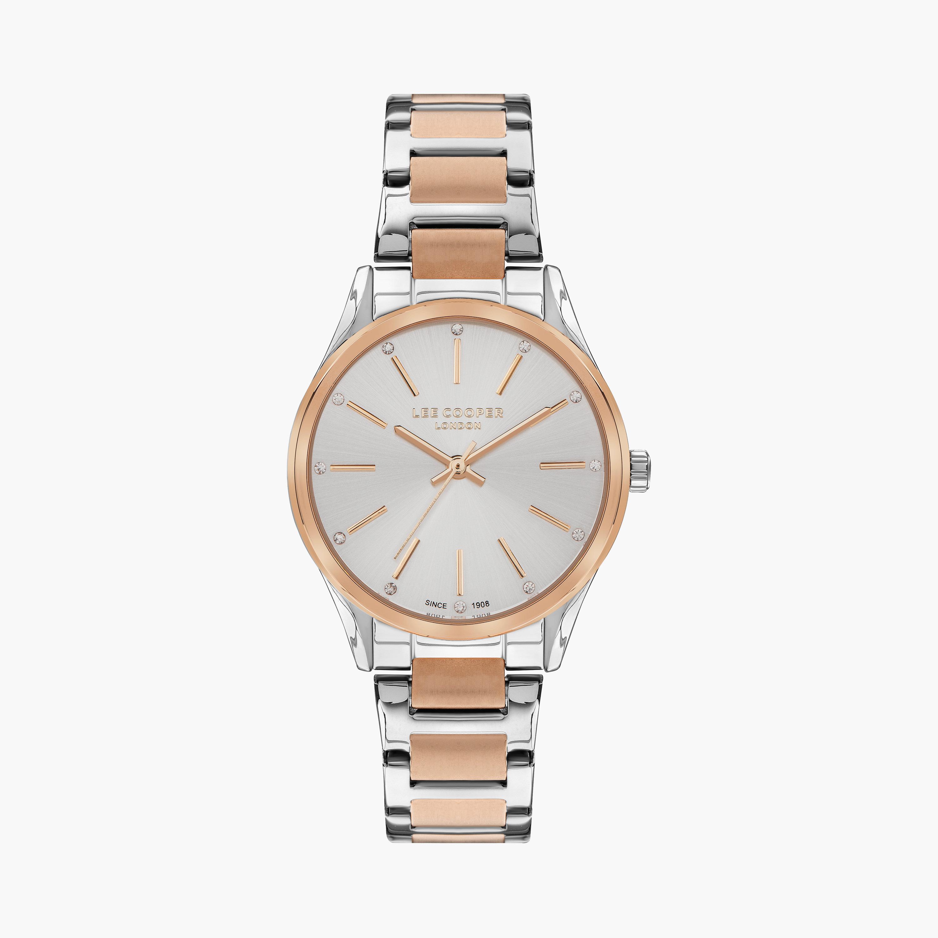  LC07518.530 | ساعة لي كوبر للنساء ذات أنالوج فضي بسوار من ستانلس ستيل-women-watchesandjewellery-watches-image-1