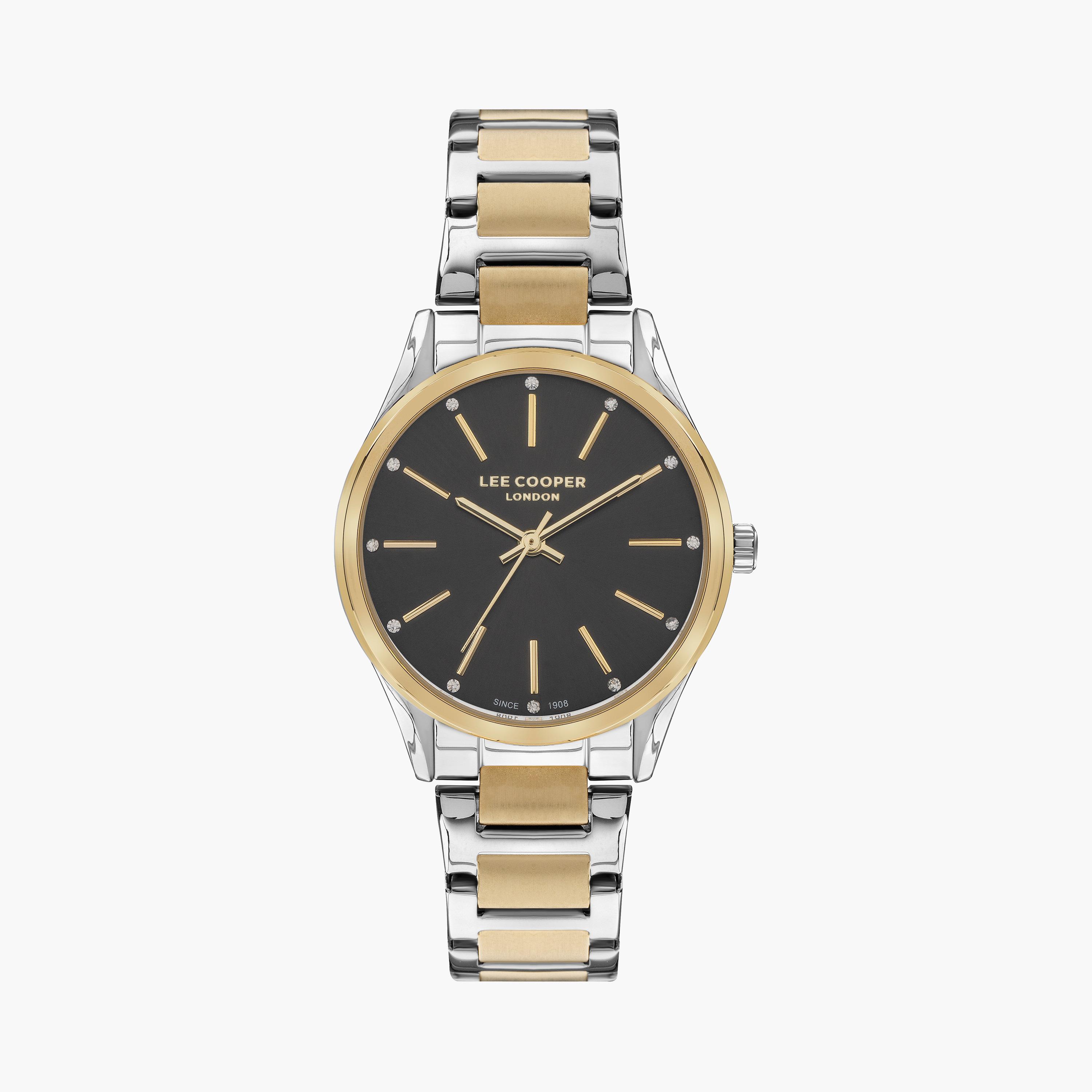  LC07518.260 | ساعة لي كوبر للنساء ذات انالوج بسوار من ستانلس ستيل مع لون فضي وذهبي-women-watchesandjewellery-watches-image-1