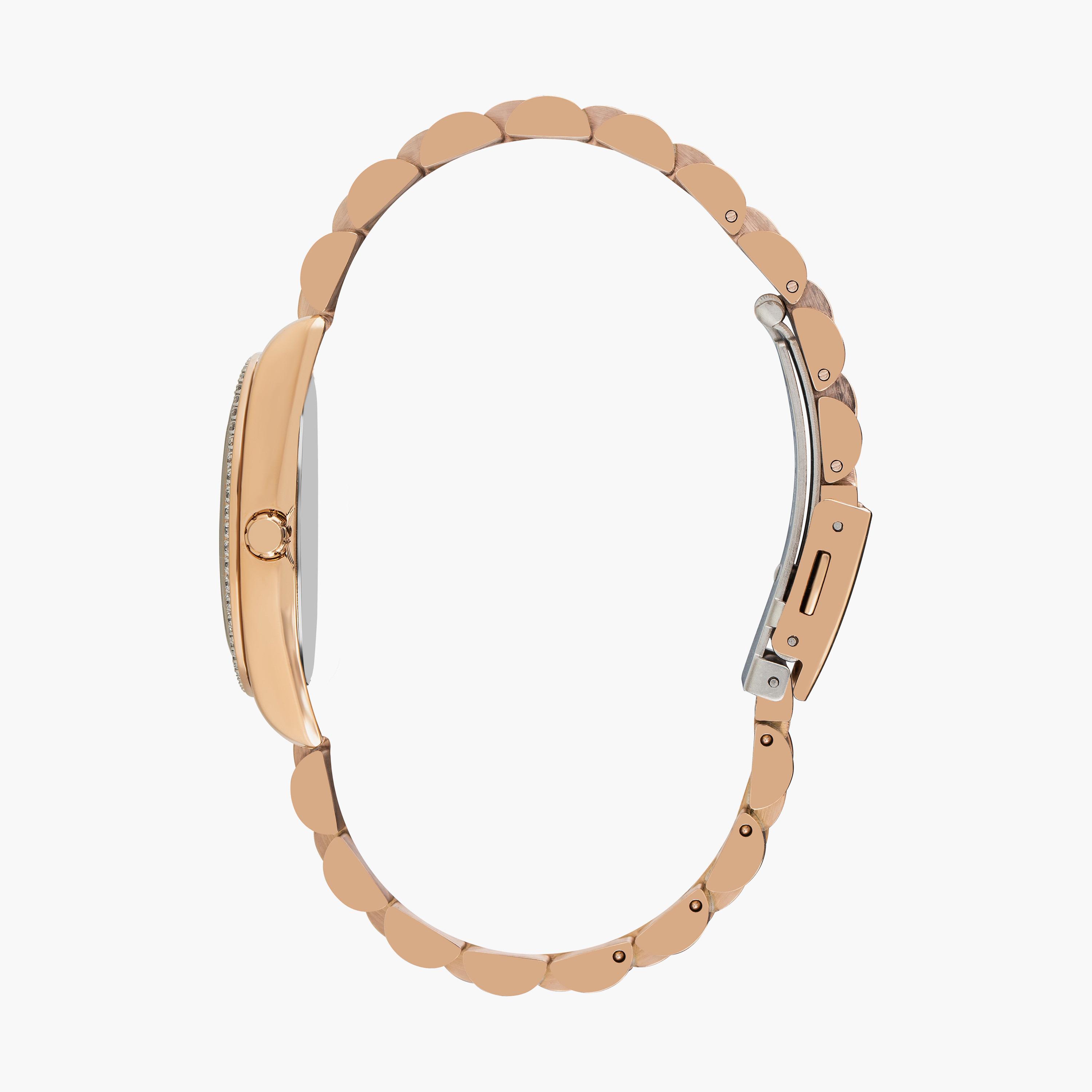  LC07478.430 | ساعة لي كوبر للنساء ذات أنالوج ذهبي وردي بسوار من ستانلس ستيل-women-watchesandjewellery-watches-image-2