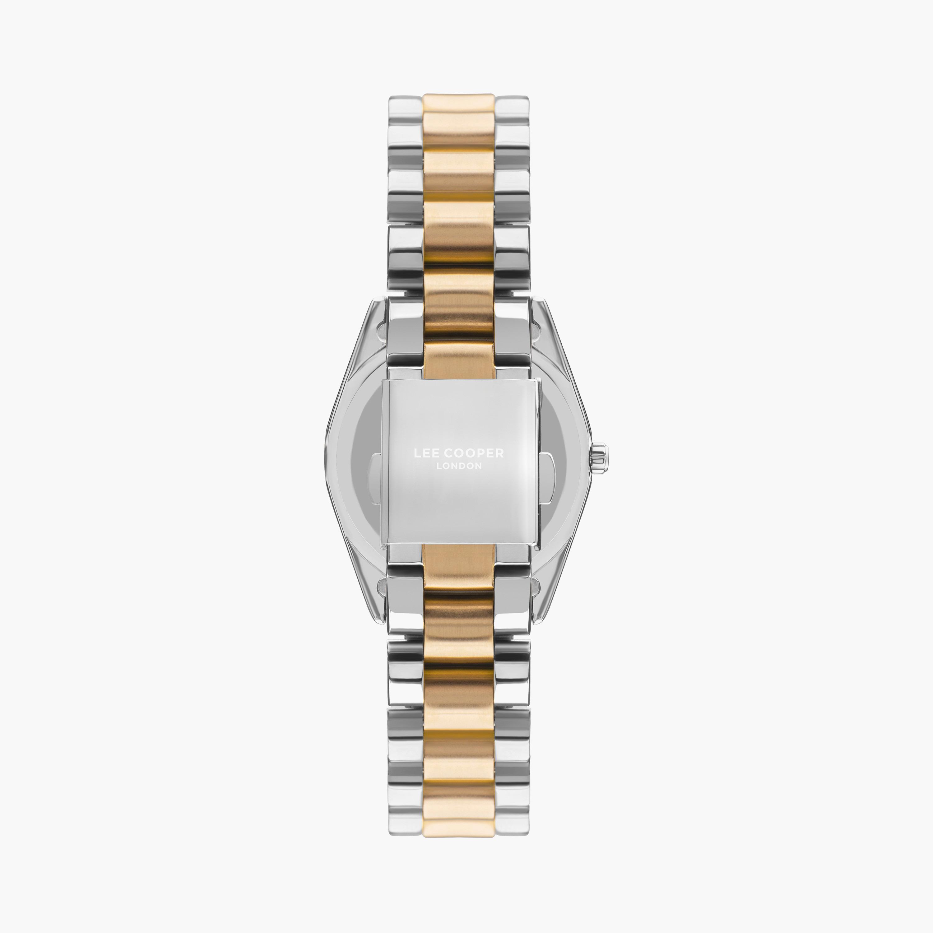 Lee Cooper Women Silver & Gold Analog Stainless Steel Strap Watch | LC07478.220-women-watchesandjewellery-watches-image-3