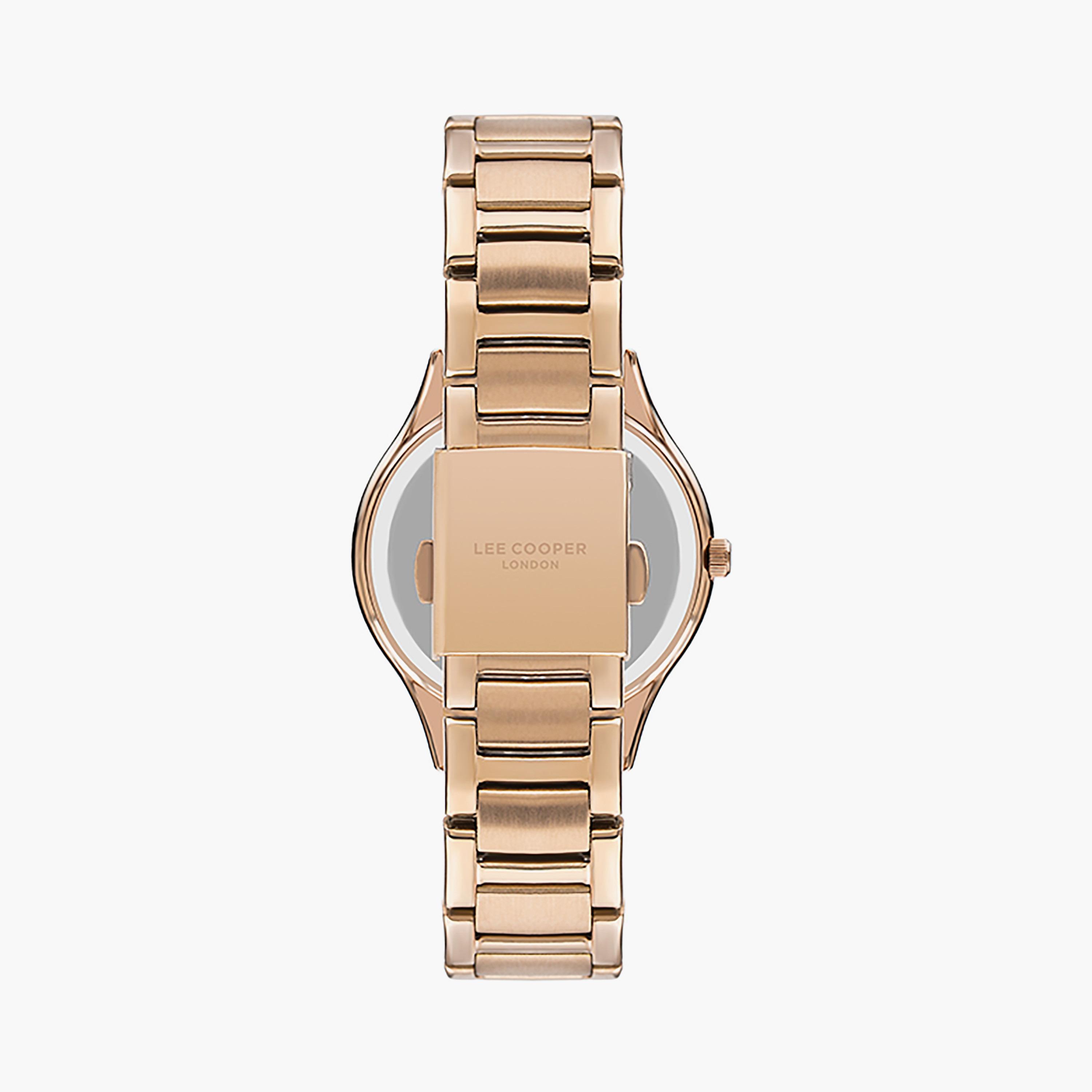  LC07480.420 | ساعة لي كوبر للنساء ذات أنالوج ذهبي وردي بسوار من ستانلس ستيل-women-watchesandjewellery-watches-image-3