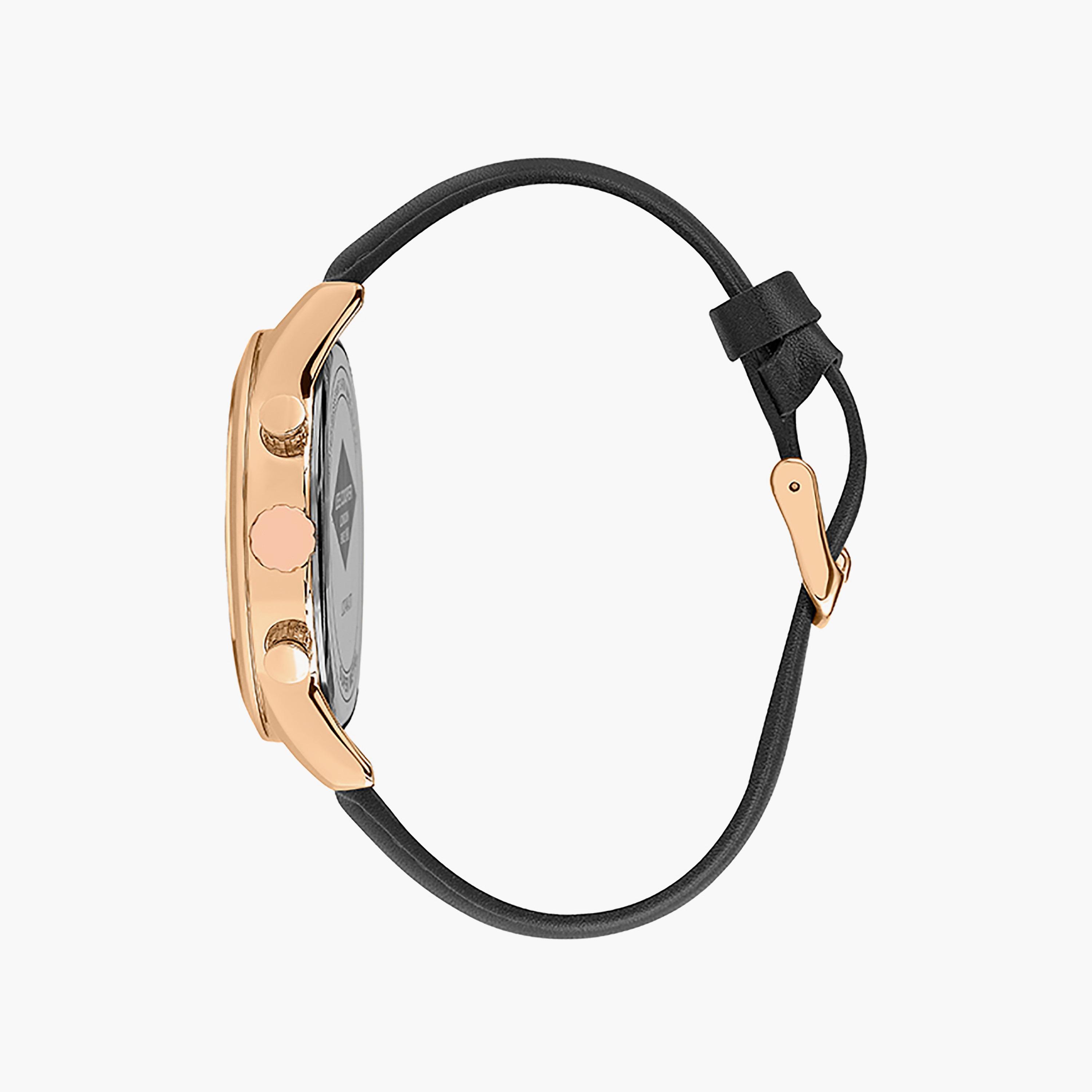  LC07506.451 | ساعة لي كوبر للرجال بسوار جلدي ذو كرونوغراف أسود-men-watchesandjewellery-watches-image-2