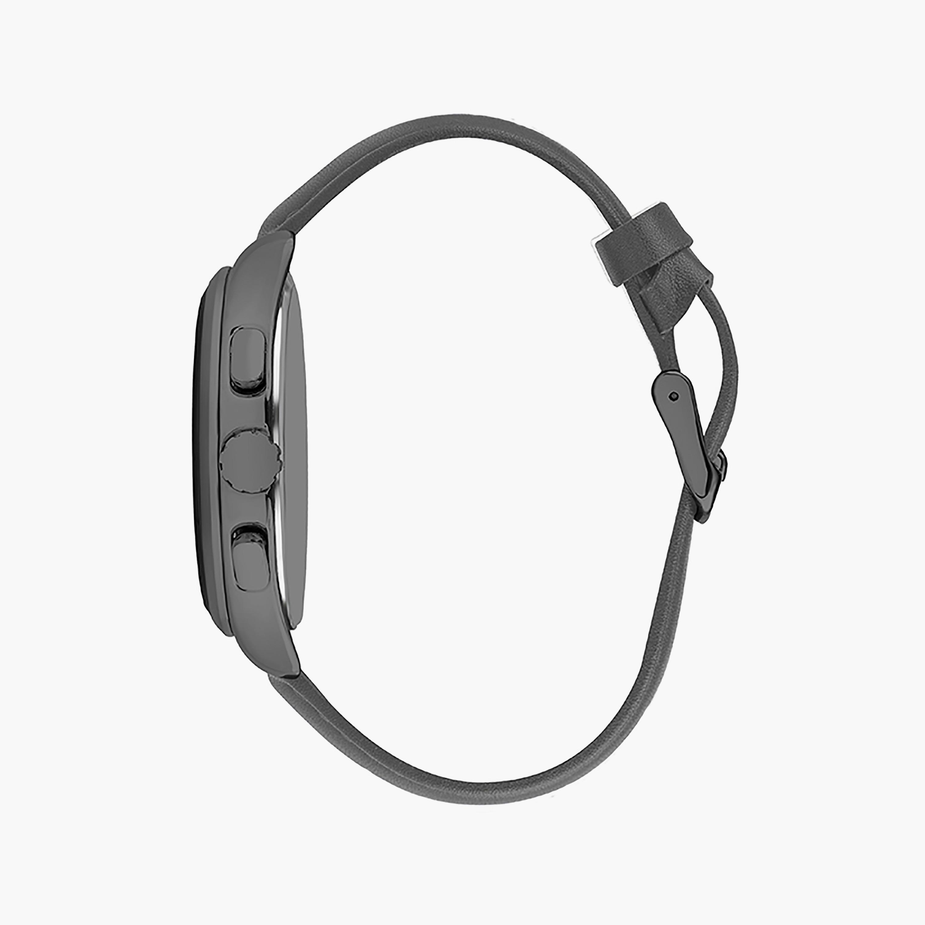  LC07514.066 | ساعة لي كوبر للرجال بسوار جلدي ذو كرونوغراف رمادي-men-watchesandjewellery-watches-image-2