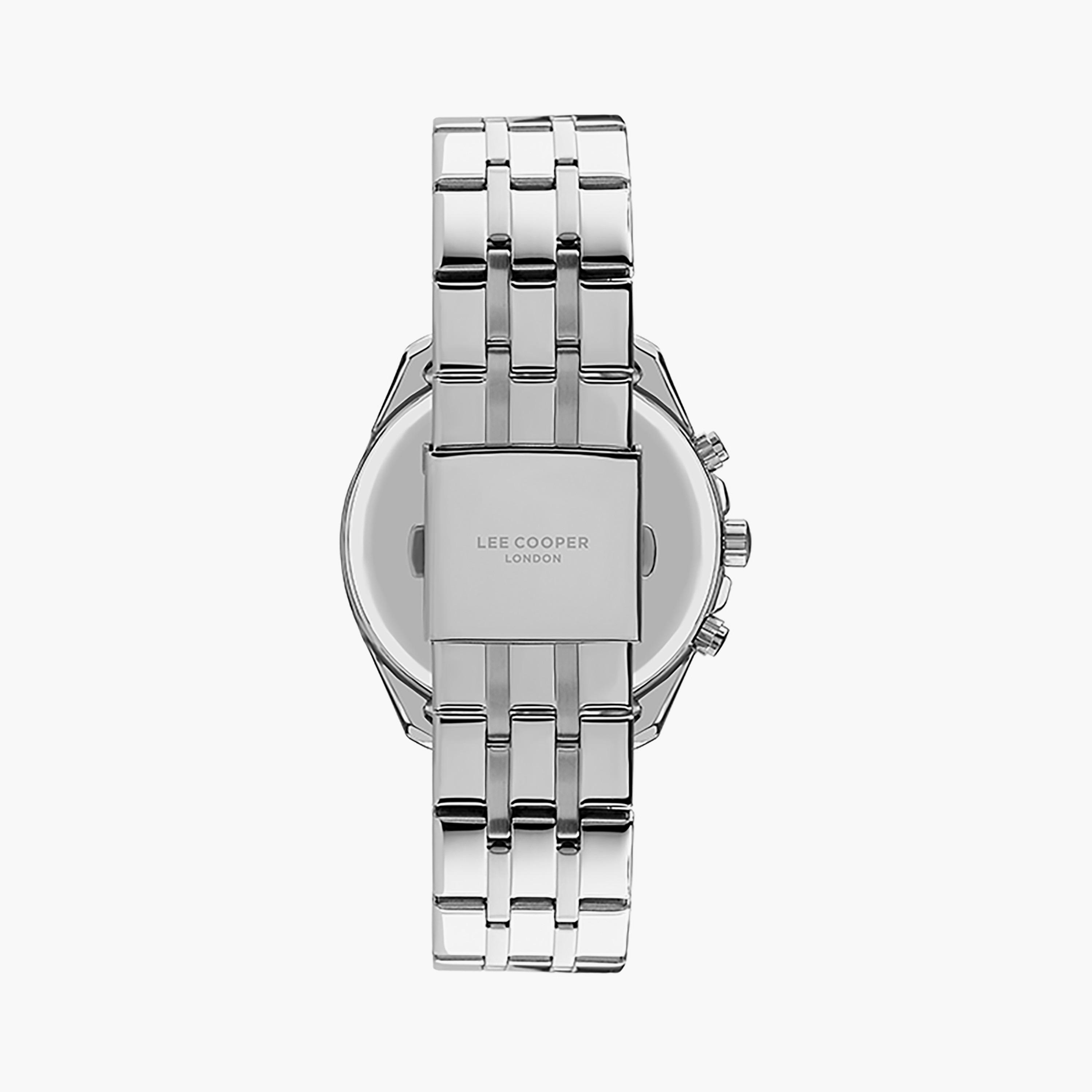  LC07524.670 | ساعة لي كوبر للرجال ذات كرونوغراف فضية بسوار من ستانلس ستيل-men-watchesandjewellery-watches-image-3