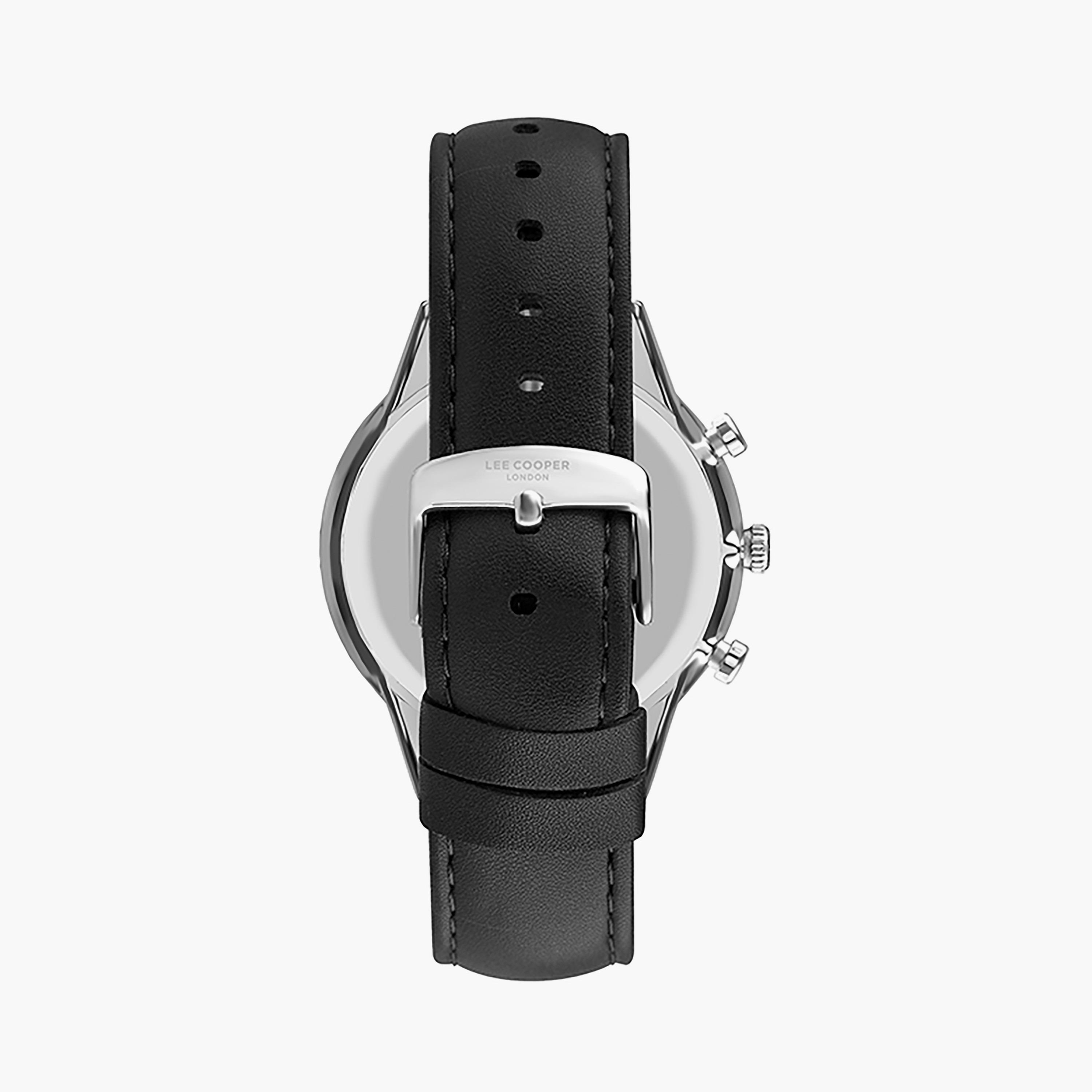  LC07465.351 | ساعة لي كوبر للرجال بسوار جلدي ذو كرونوغراف أسود-men-watchesandjewellery-watches-image-3