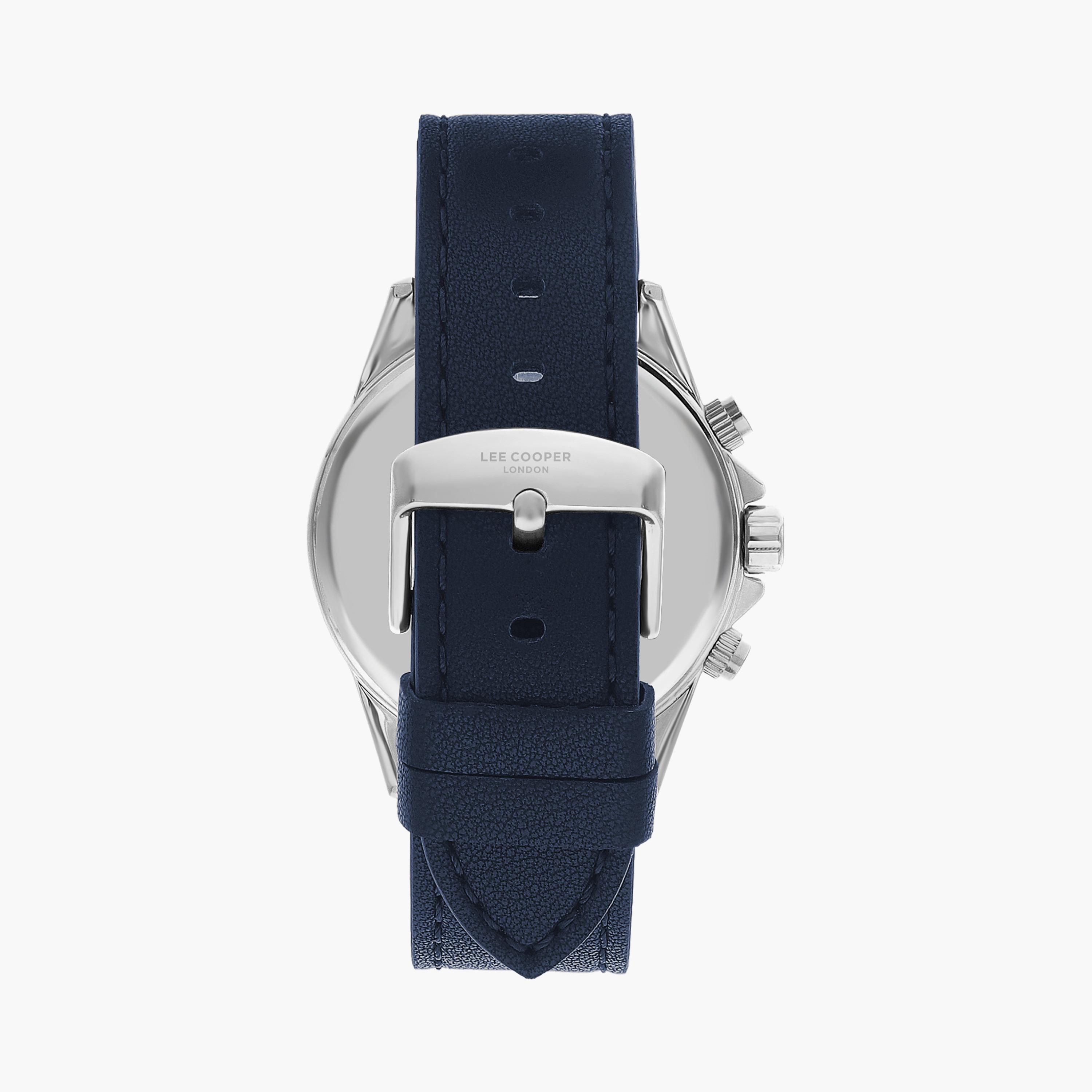  LC07530.399 | ساعة لي كوبر للرجال بسوار جلدي ذو كرونوغراف أزرق-men-watchesandjewellery-watches-image-3