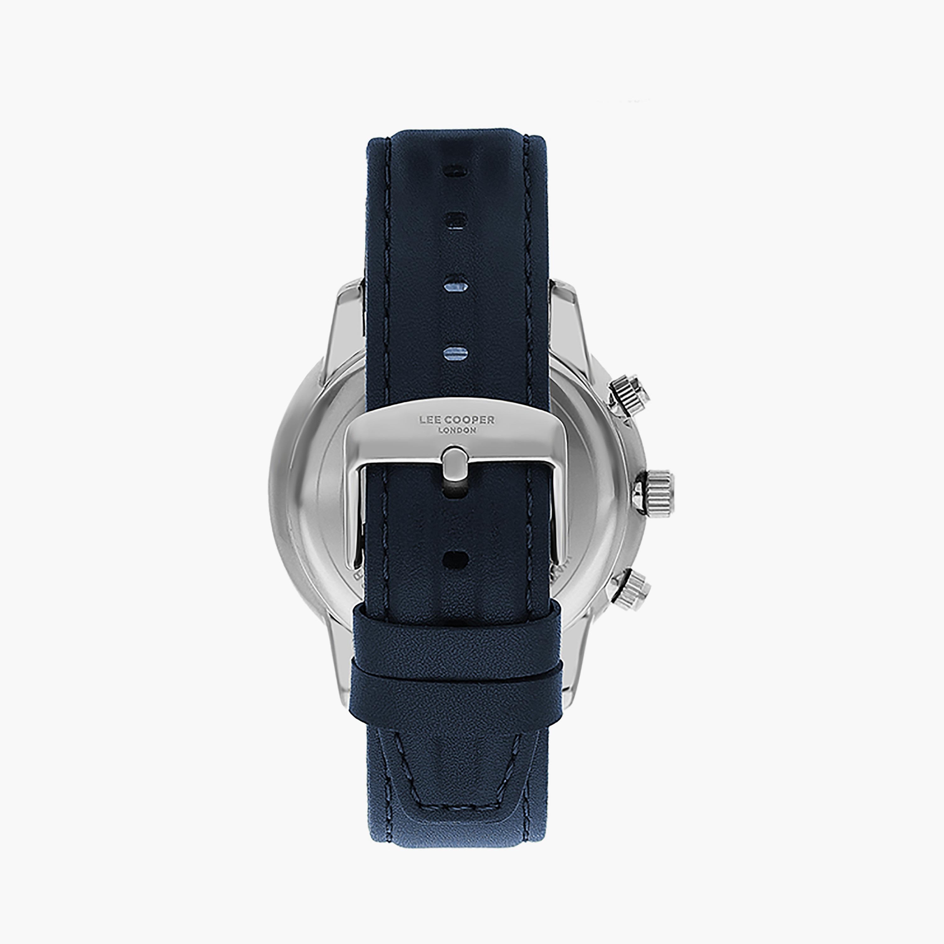  LC07474.399 | ساعة لي كوبر للرجال بسوار جلدي ذو كرونوغراف أزرق-men-watchesandjewellery-watches-image-3