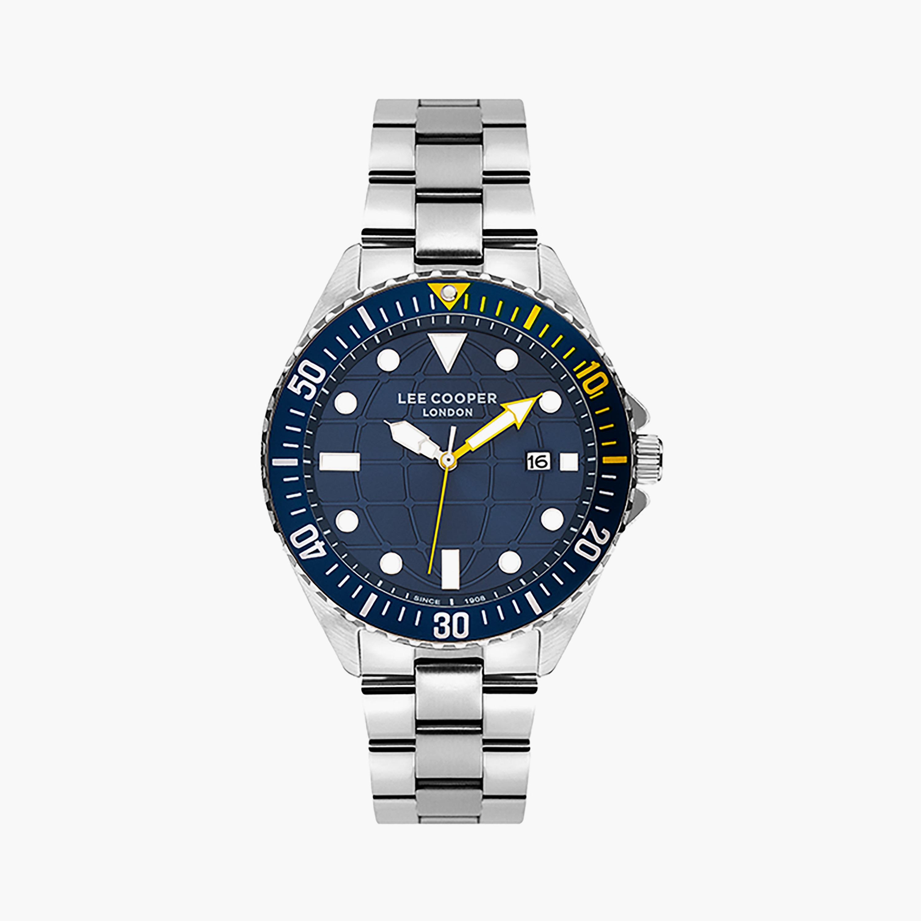  LC07541.390 | ساعة لي كوبر للرجال ذات أنالوج بسوار من ستانلس ستيل مع لون فضي-men-watchesandjewellery-watches-image-1