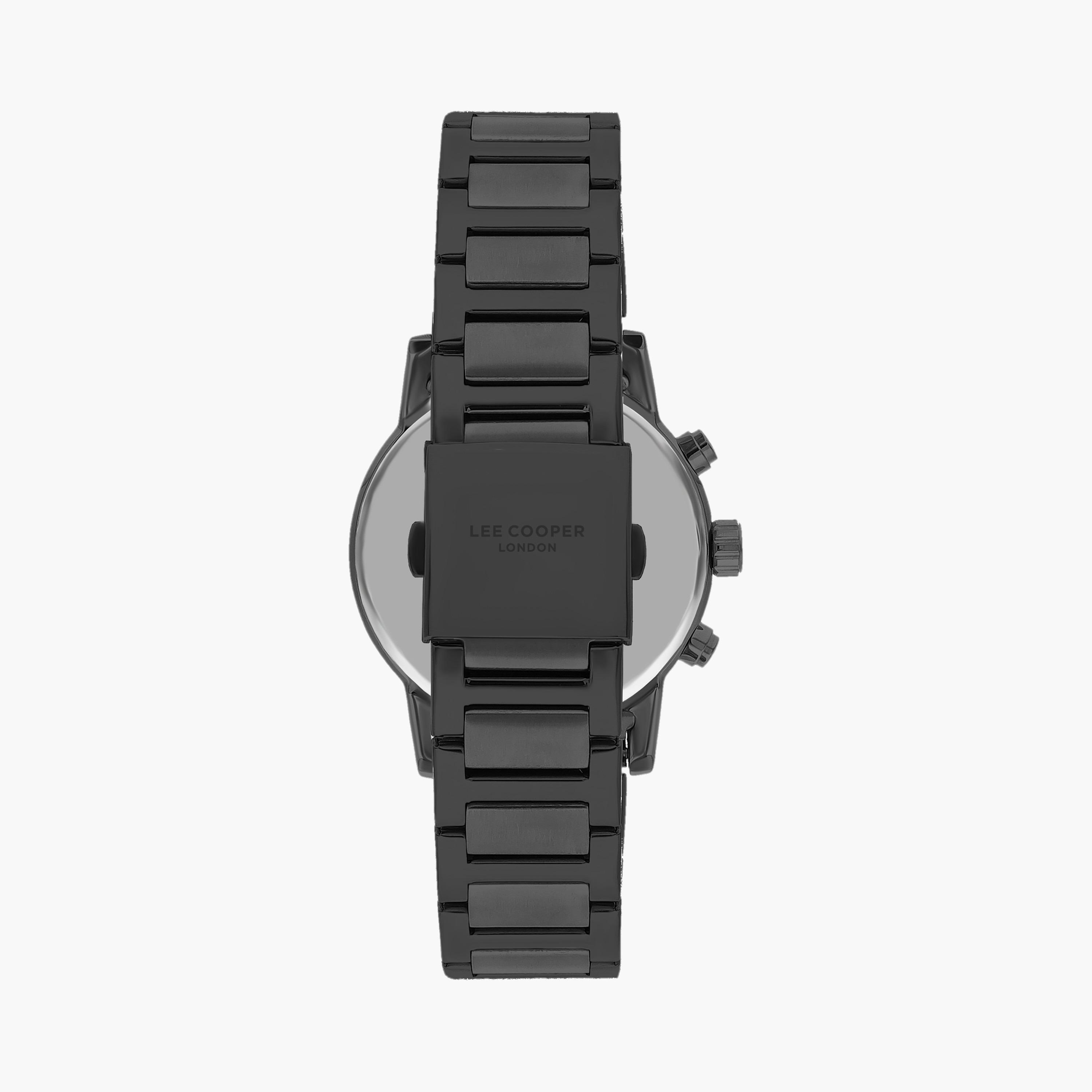 Lee Cooper Men Black Chronograph Stainless Steel Strap Watch | LC07505.660-men-watchesandjewellery-watches-image-3