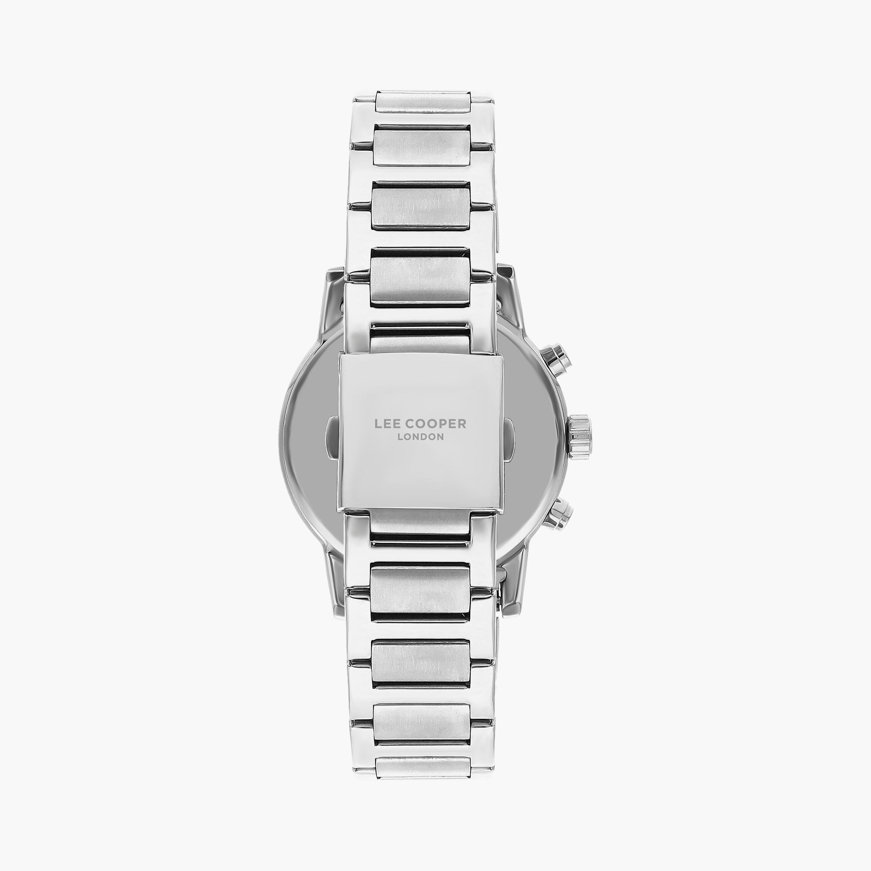  LC07505.390 | ساعة لي كوبر للرجال ذات كرونوغراف فضية بسوار من ستانلس ستيل-men-watchesandjewellery-watches-image-3