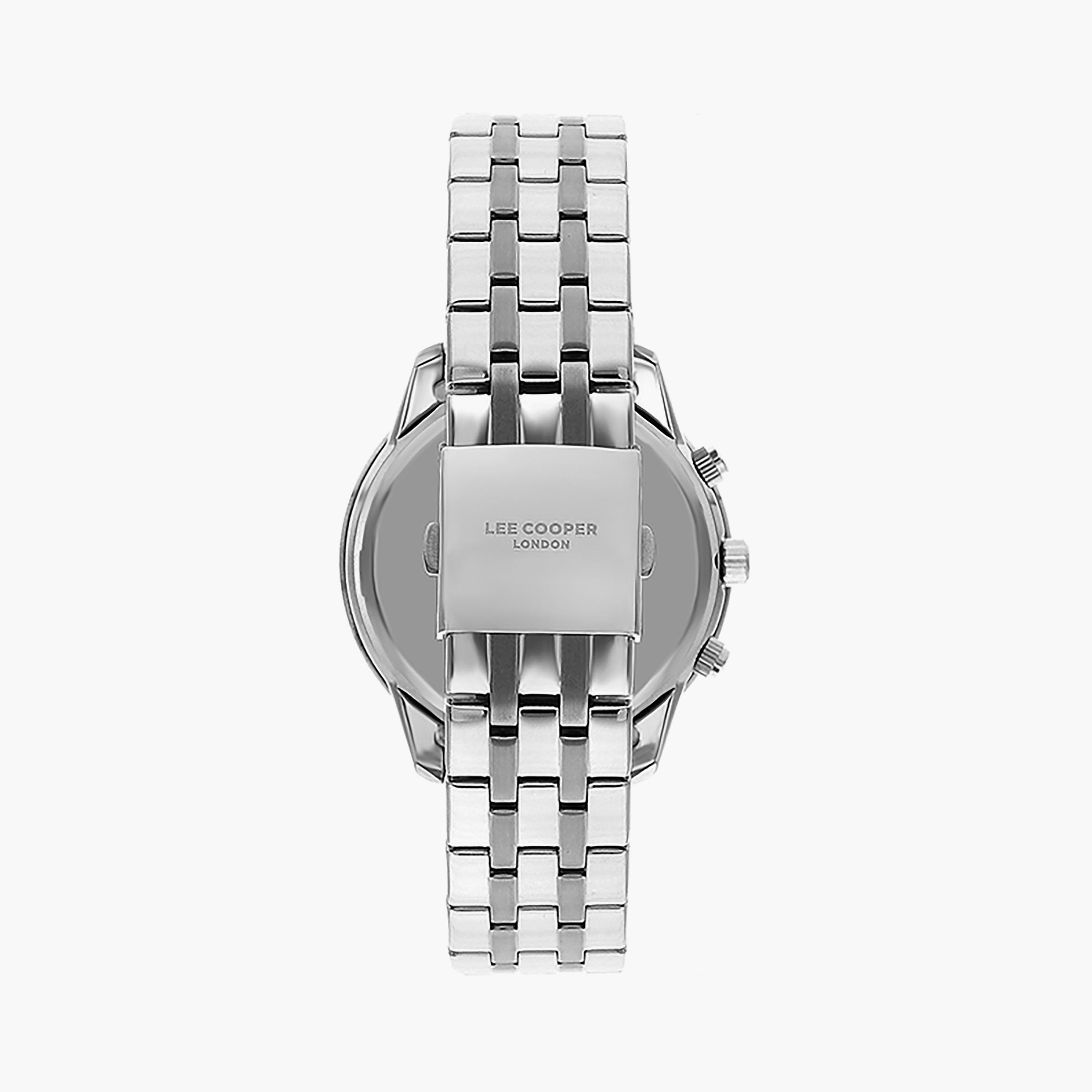  LC07467.390 | ساعة لي كوبر للرجال ذات كرونوغراف فضية بسوار ستانلس ستيل-men-watchesandjewellery-watches-image-3