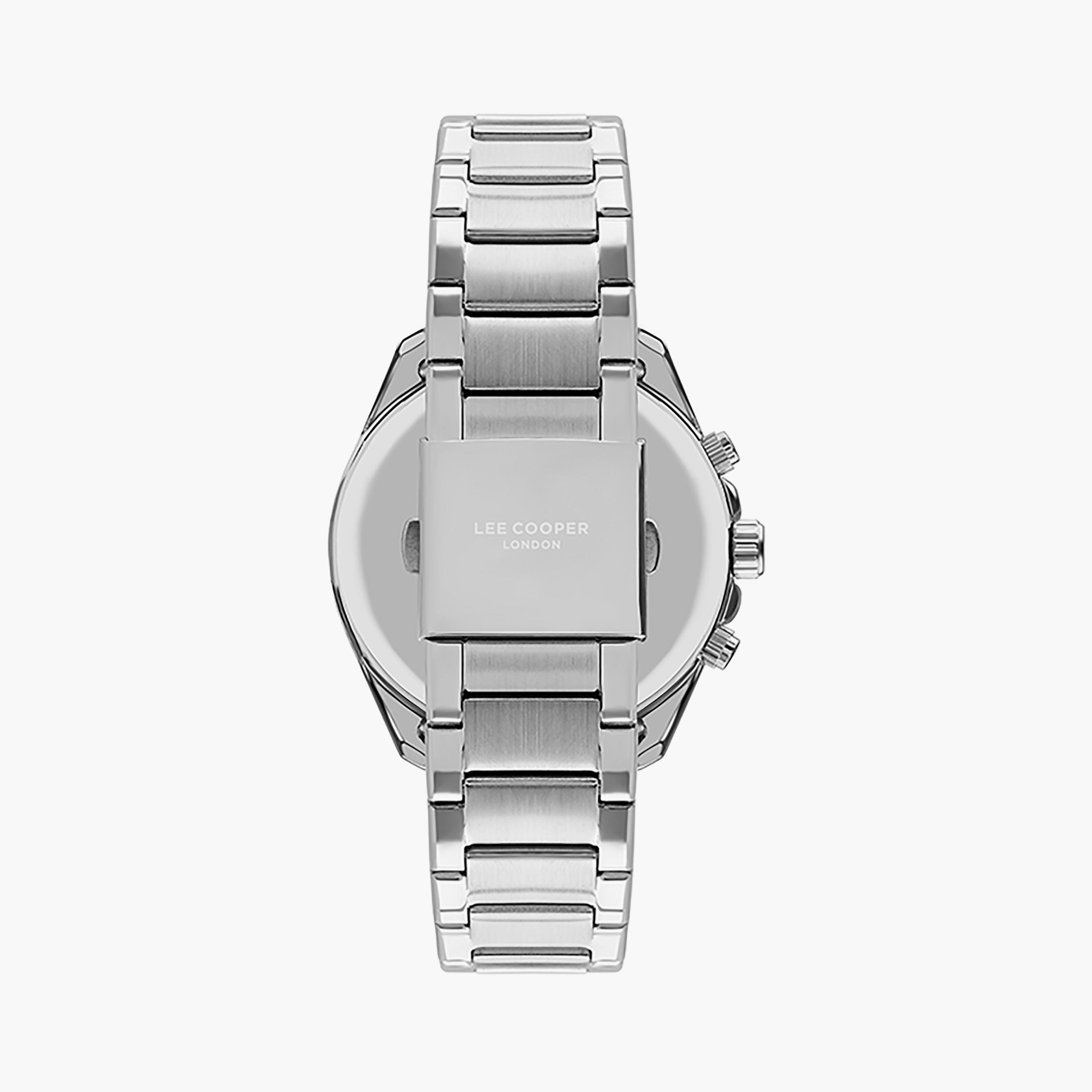 LC07455.390 | ساعة لي كوبر للرجال ذات كرونوغراف فضية بسوار من ستانلس ستيل-men-watchesandjewellery-watches-image-3