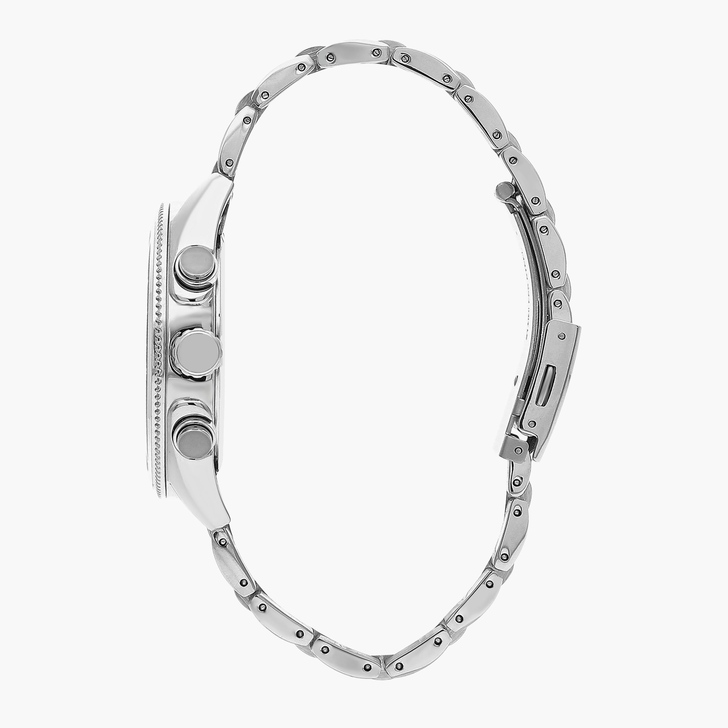  LC07479.390 | ساعة لي كوبر للرجال ذات كرونوغراف فضية بسوار من ستانلس ستيل-men-watchesandjewellery-watches-image-2