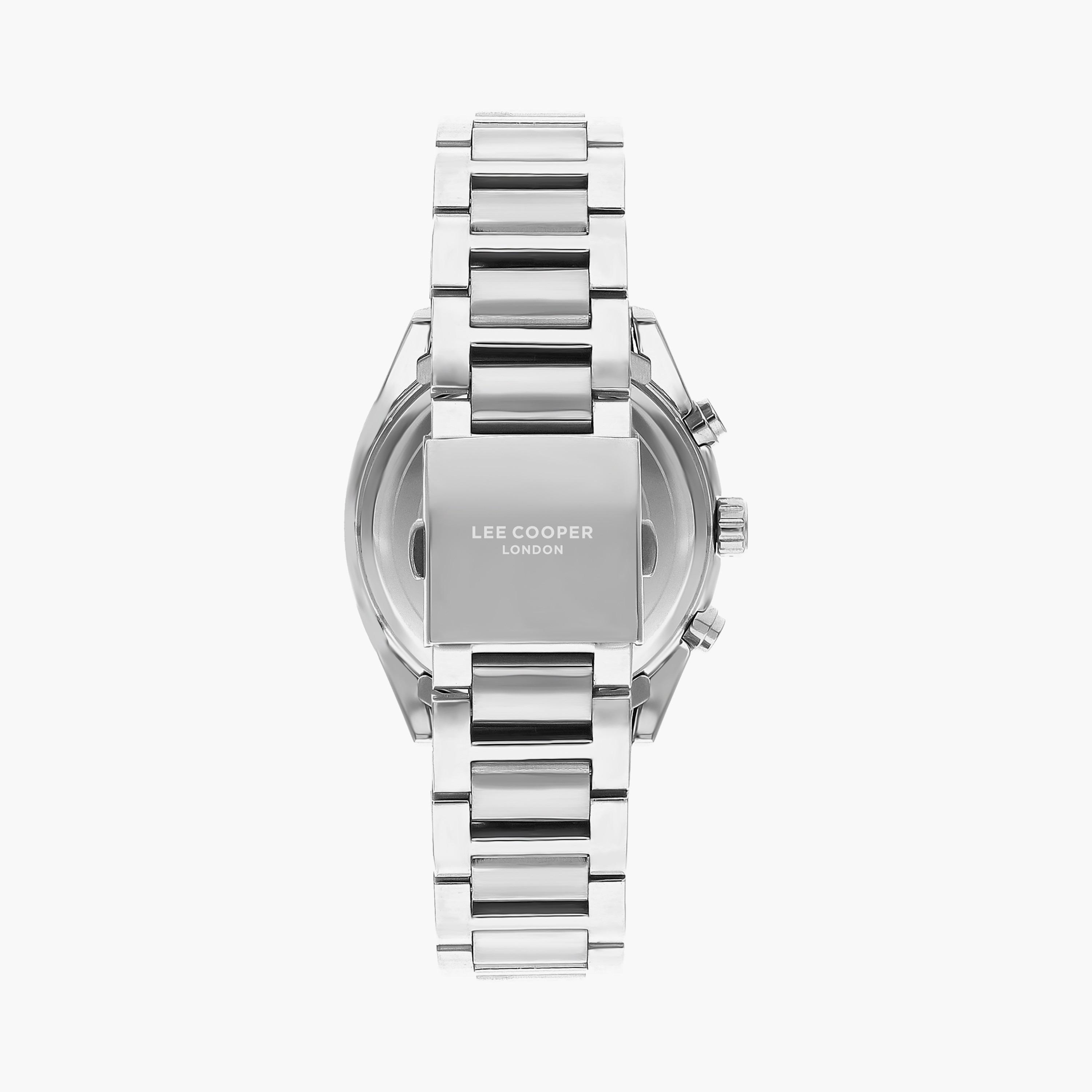  LC07479.390 | ساعة لي كوبر للرجال ذات كرونوغراف فضية بسوار من ستانلس ستيل-men-watchesandjewellery-watches-image-3