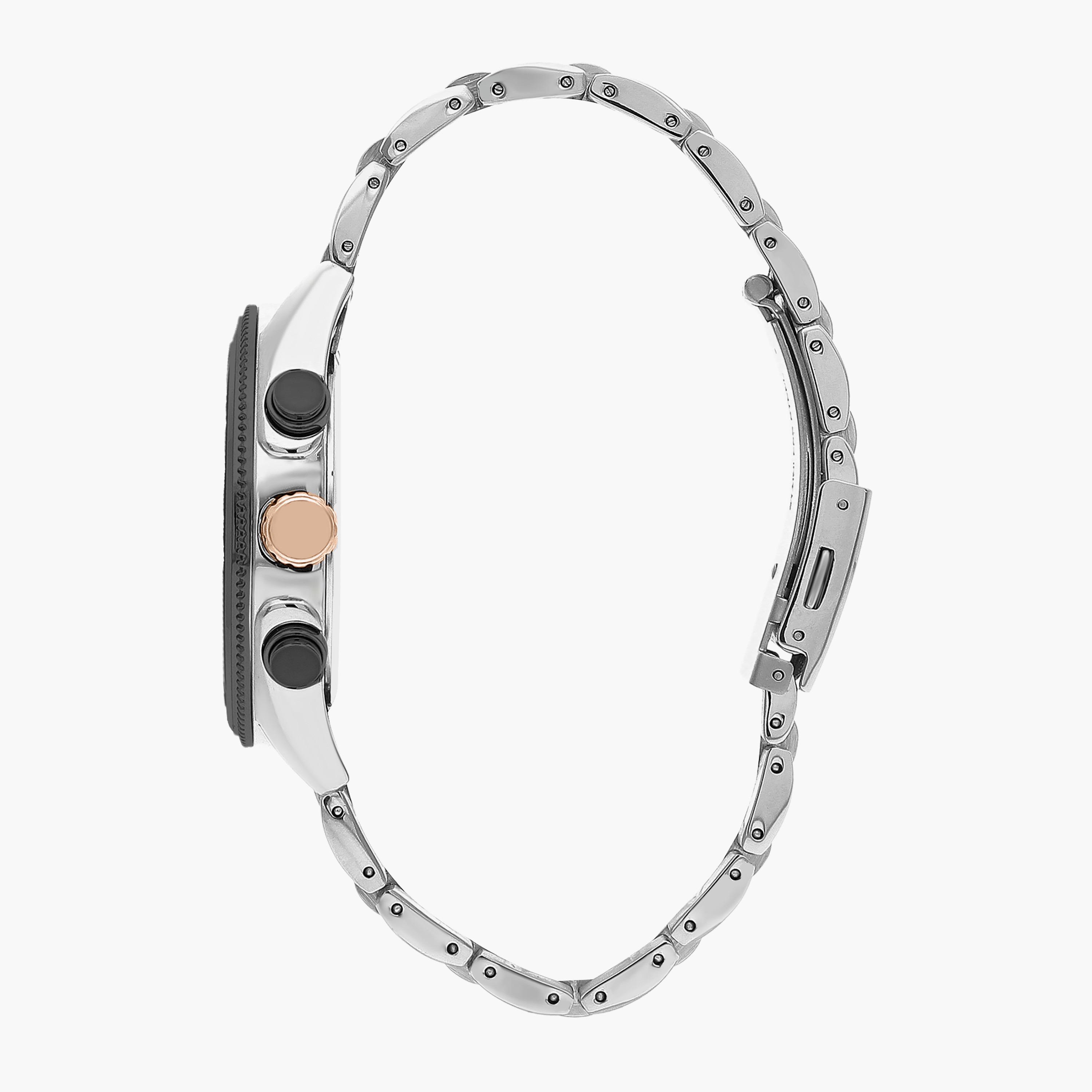  LC07479.060 | ساعة لي كوبر للرجال ذات كرونوغراف فضية بسوار ستانلس ستيل-men-watchesandjewellery-watches-image-2