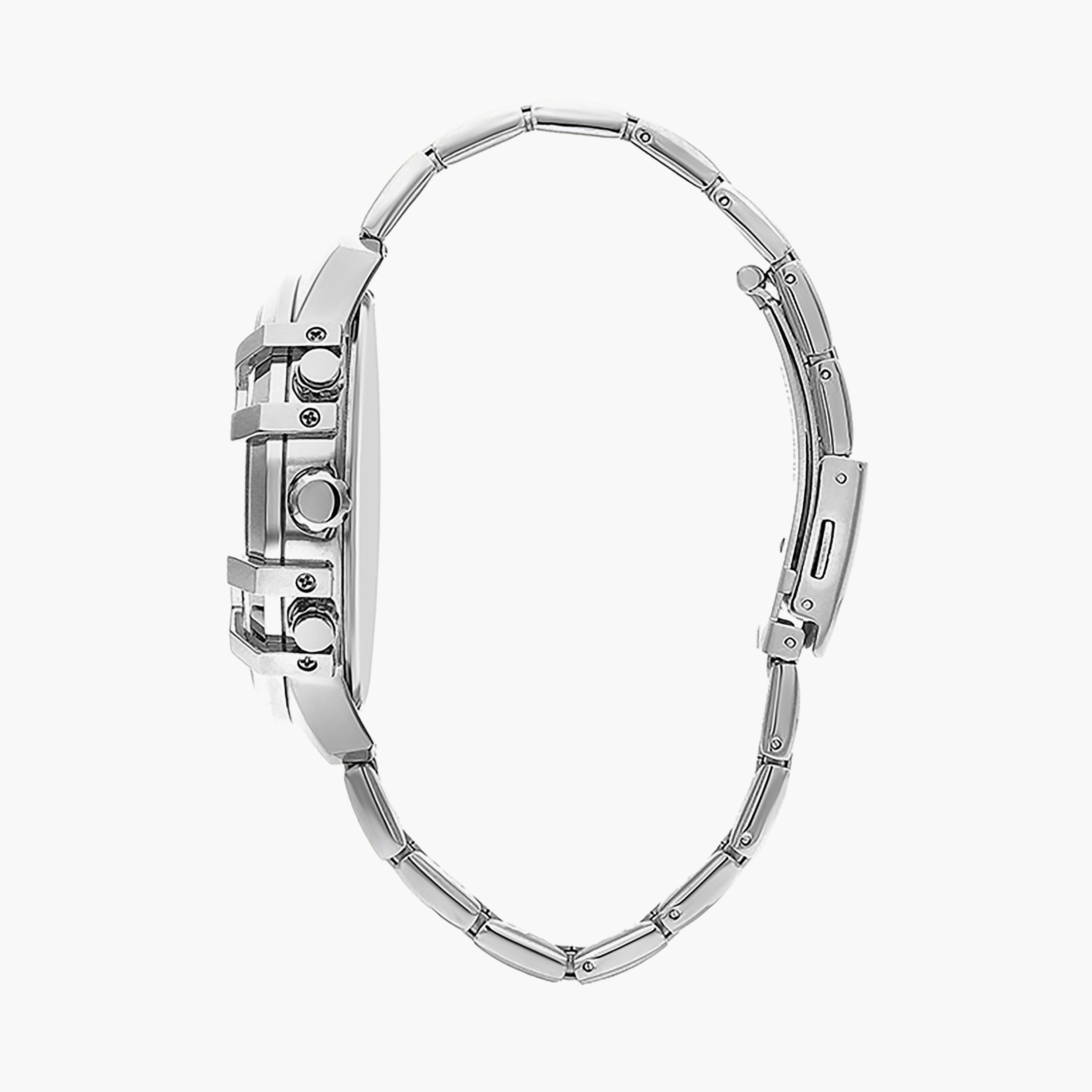  LC07469.390 | ساعة لي كوبر للرجال ذات كرونوغراف فضية بسوار من ستانلس ستيل-men-watchesandjewellery-watches-image-2