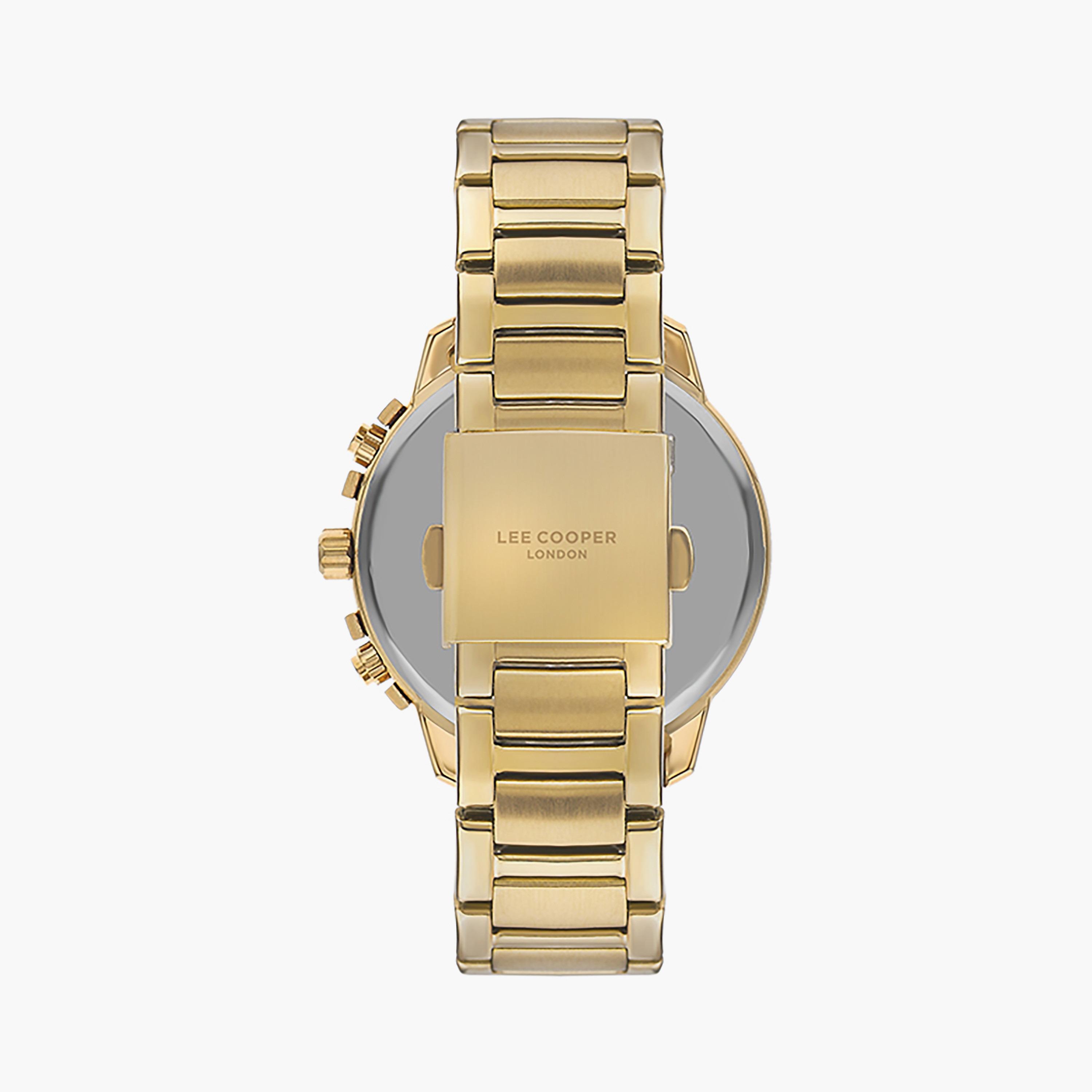  LC07469.250 |ساعة لي كوبر للرجال ذات كرونوغراف ذهبية بسوار من ستانلس ستيل-men-watchesandjewellery-watches-image-3