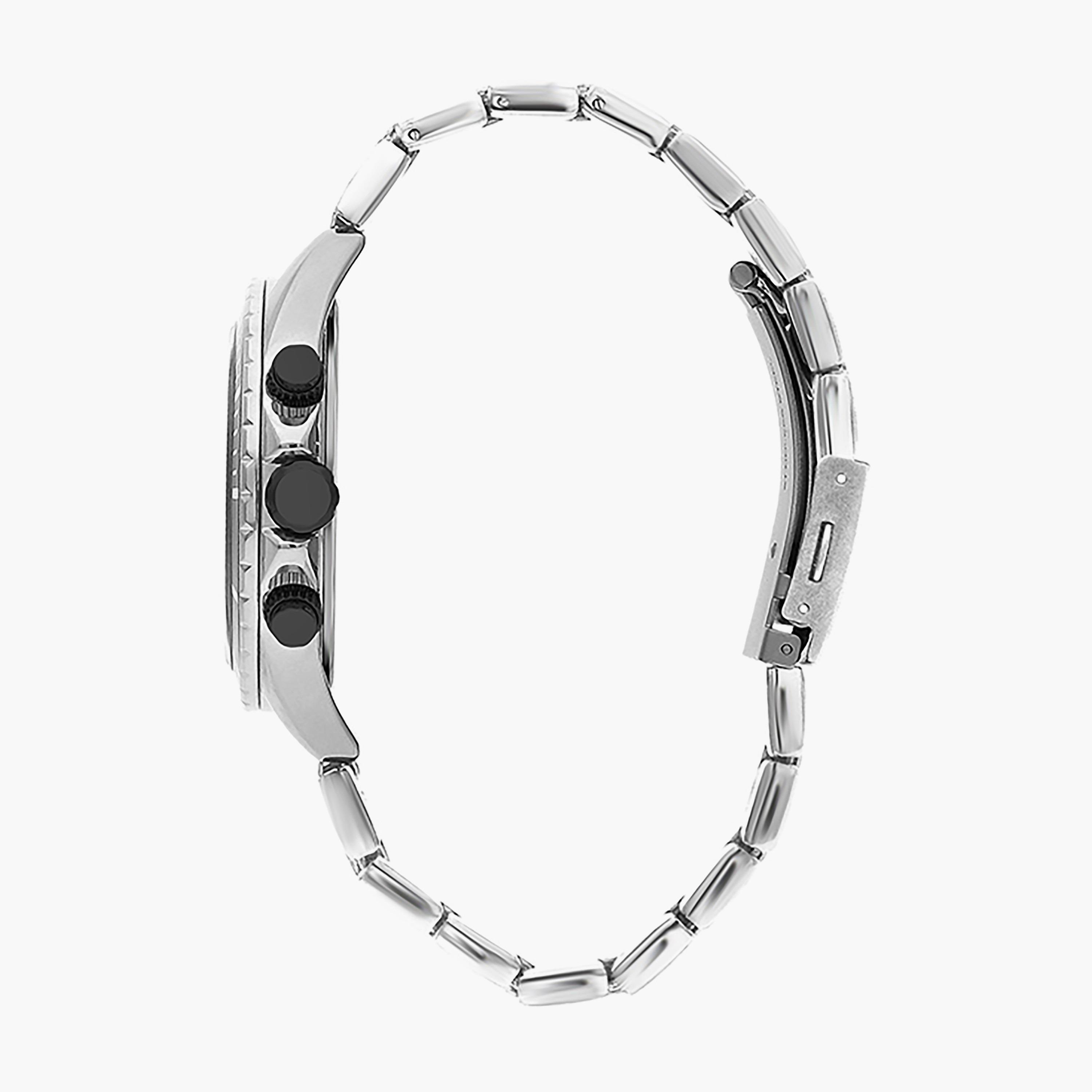  LC07529.060 | ساعة لي كوبر للرجال ذات كرونوغراف فضية بسوار من ستانلس ستيل-men-watchesandjewellery-watches-image-2