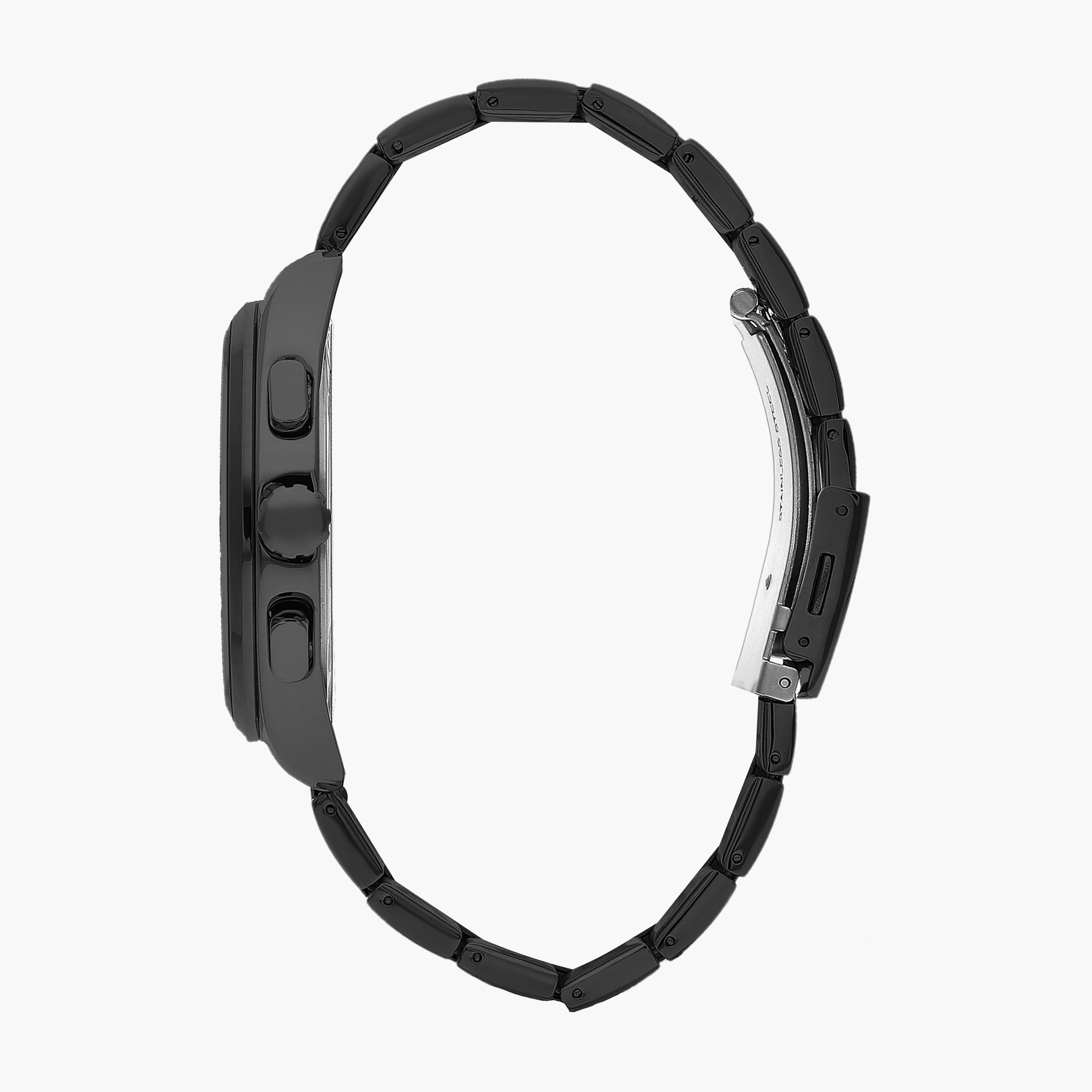 Lee Cooper Men Black Chronograph Stainless Steel Strap Watch | LC07513.650-men-watchesandjewellery-watches-image-2