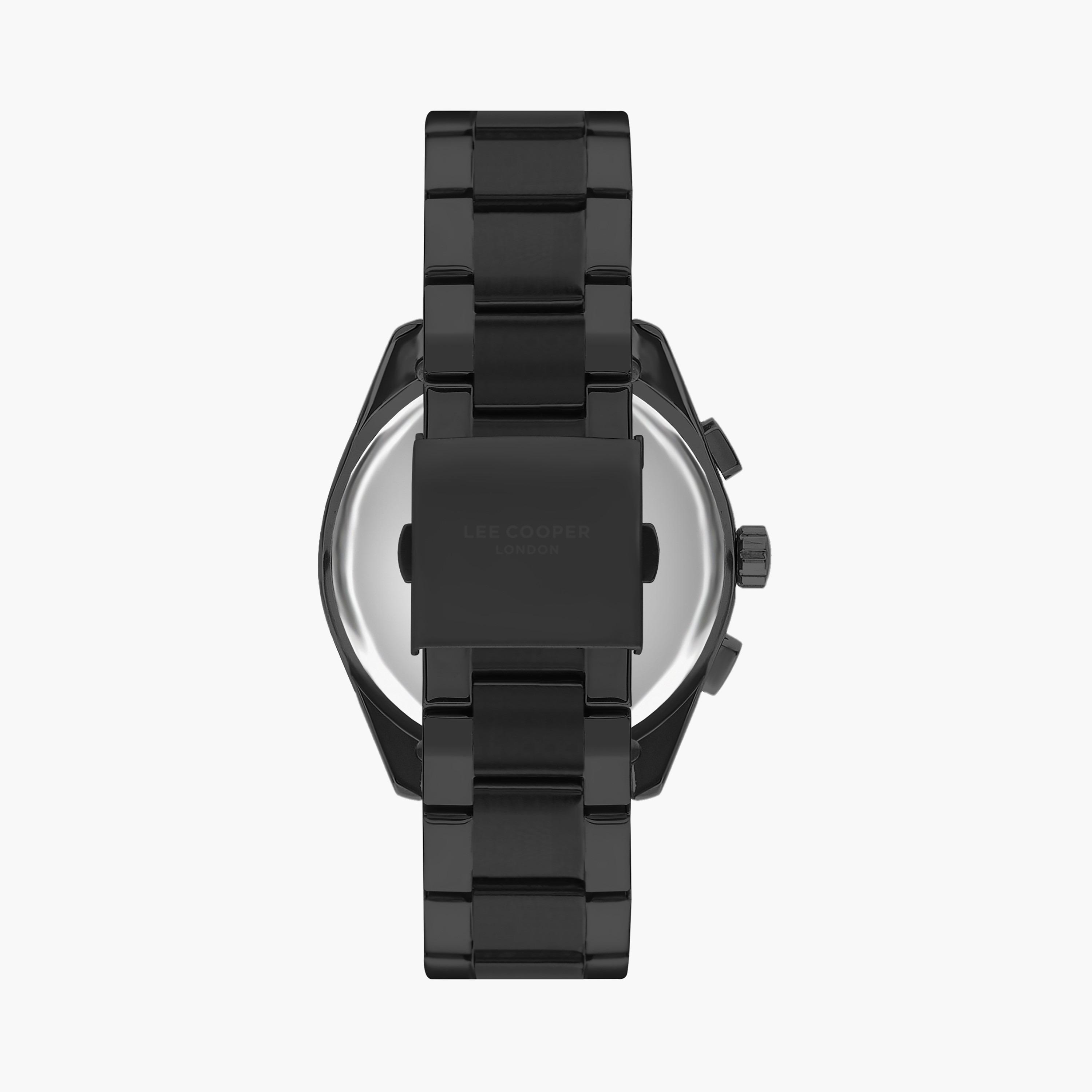 Lee Cooper Men Black Chronograph Stainless Steel Strap Watch | LC07513.650-men-watchesandjewellery-watches-image-3