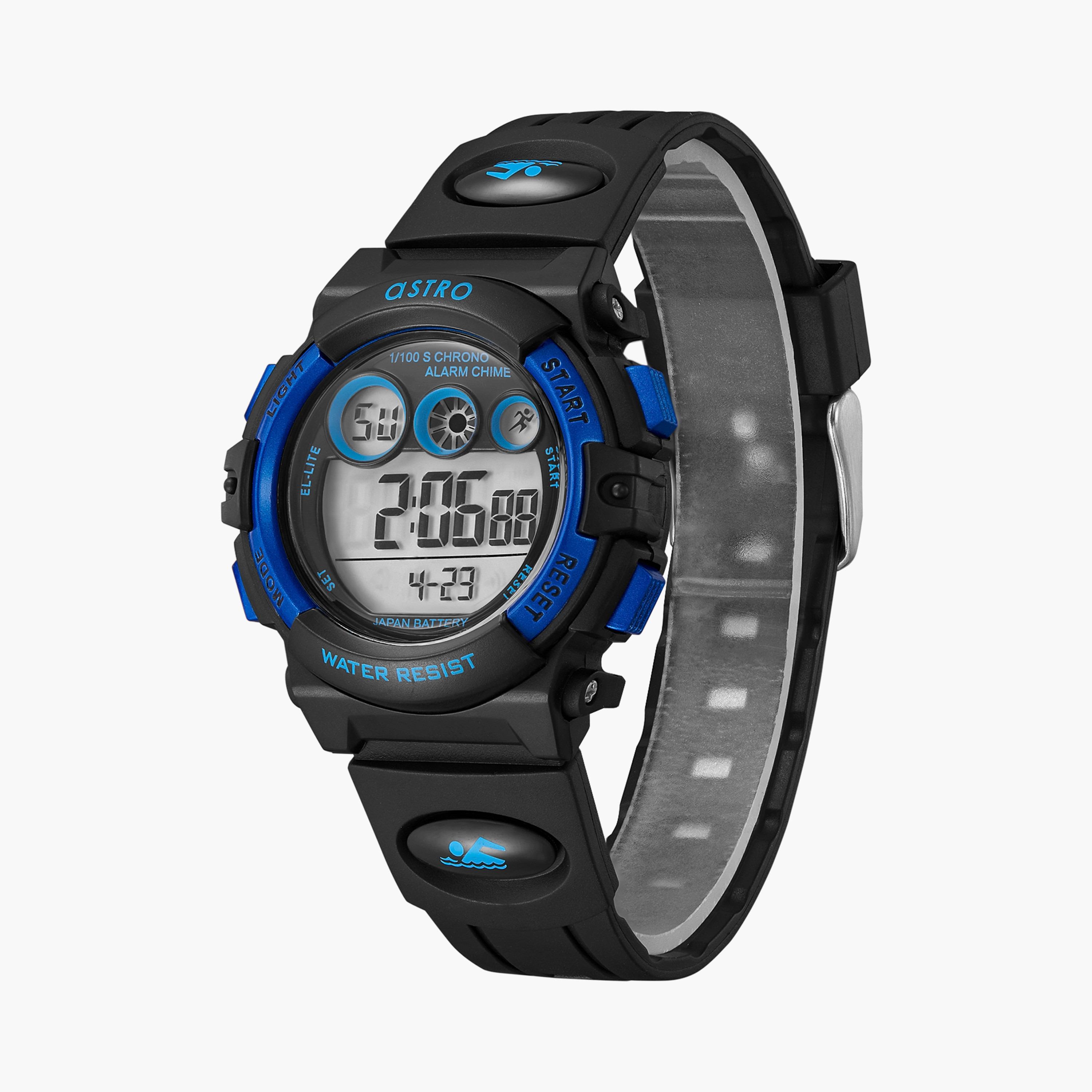  A9935 | ساعة استرو رقمية سوداء بسوار سيليكون للاطفال-girls-accessories-watches-image-2