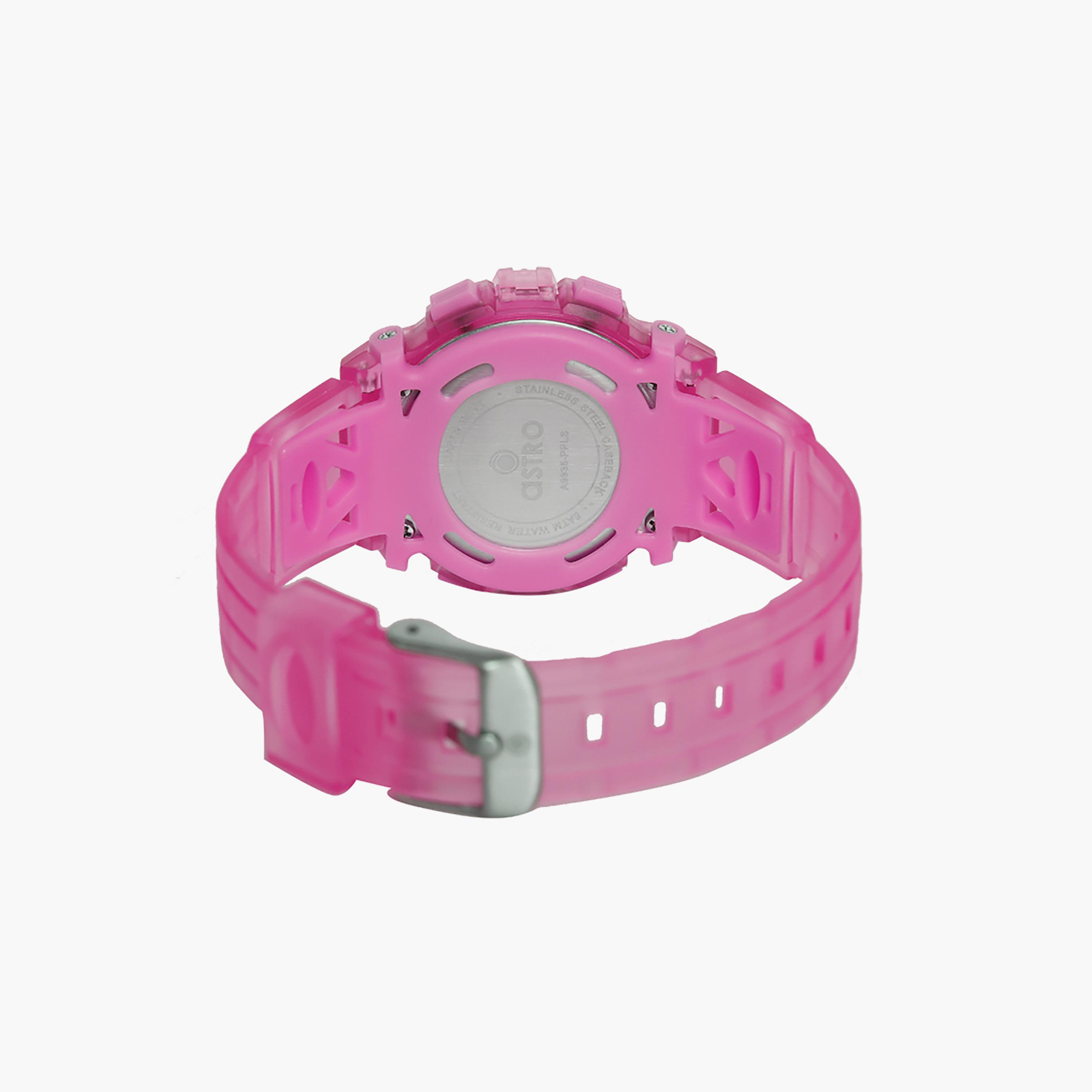  A9935 | ساعة استرو الرقمية بسوار سيليكون وردي للاطفال-girls-accessories-watches-image-3