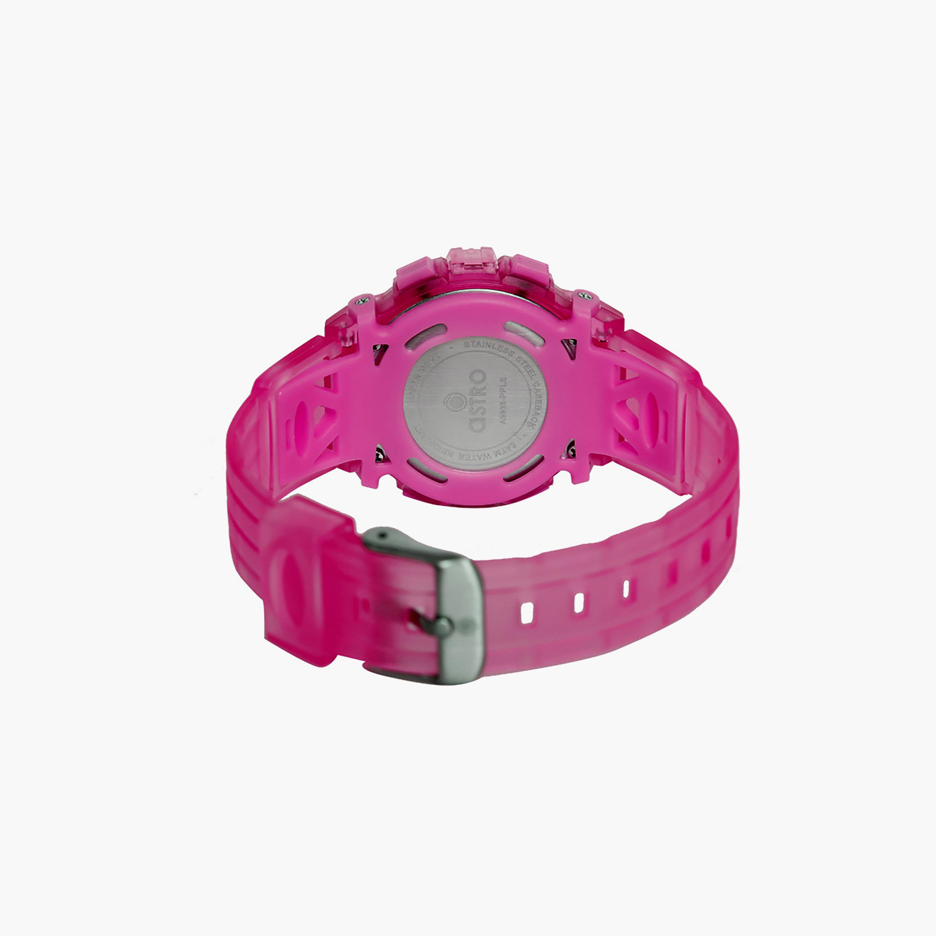  A9935 | ساعة استرو رقمية بسوار سيليكون وردي للاطفال-girls-accessories-watches-image-3