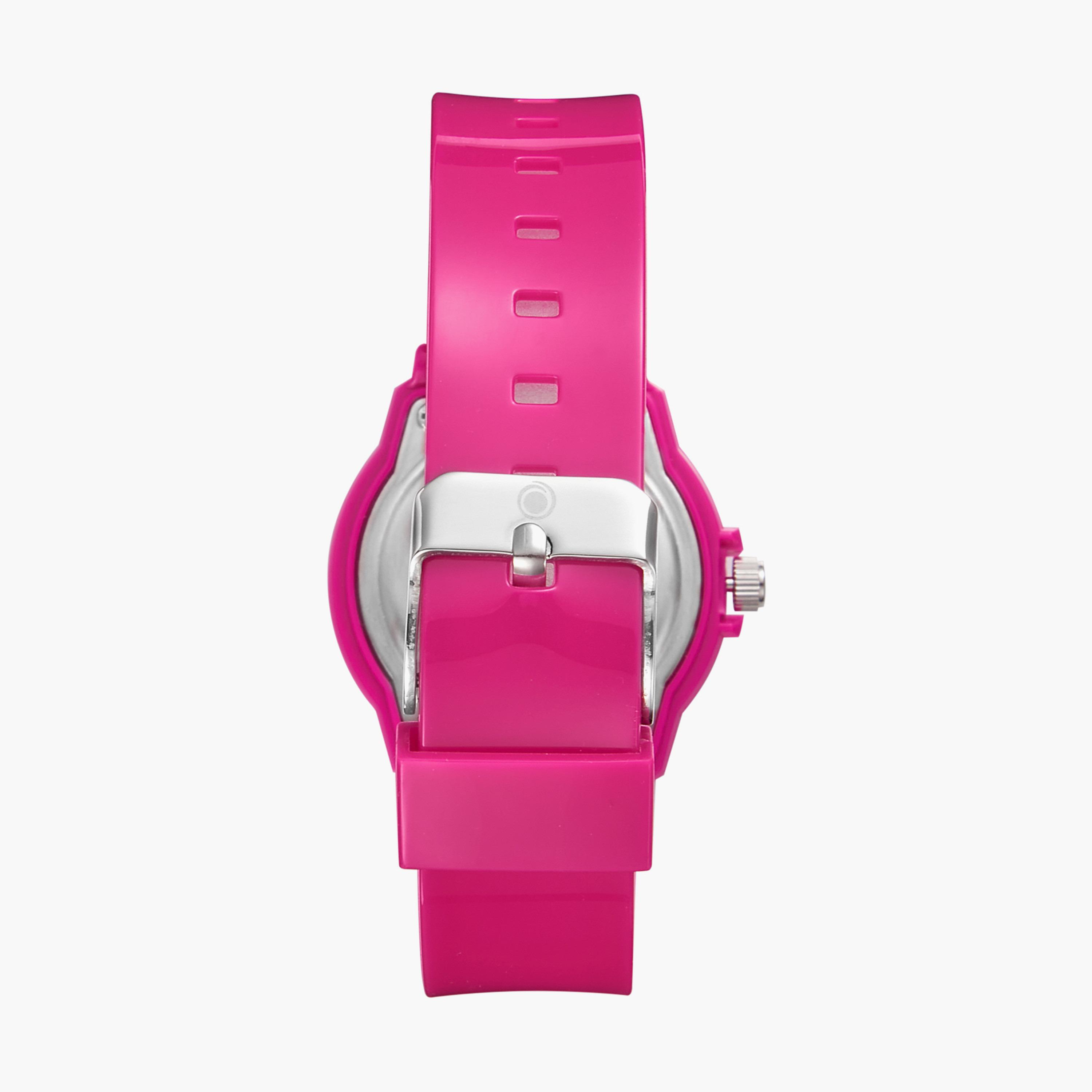  A9820 | ساعة أسترو ذات أنالوج باللون الوردي بسوار سيليكون للاطفال-girls-accessories-watches-image-3