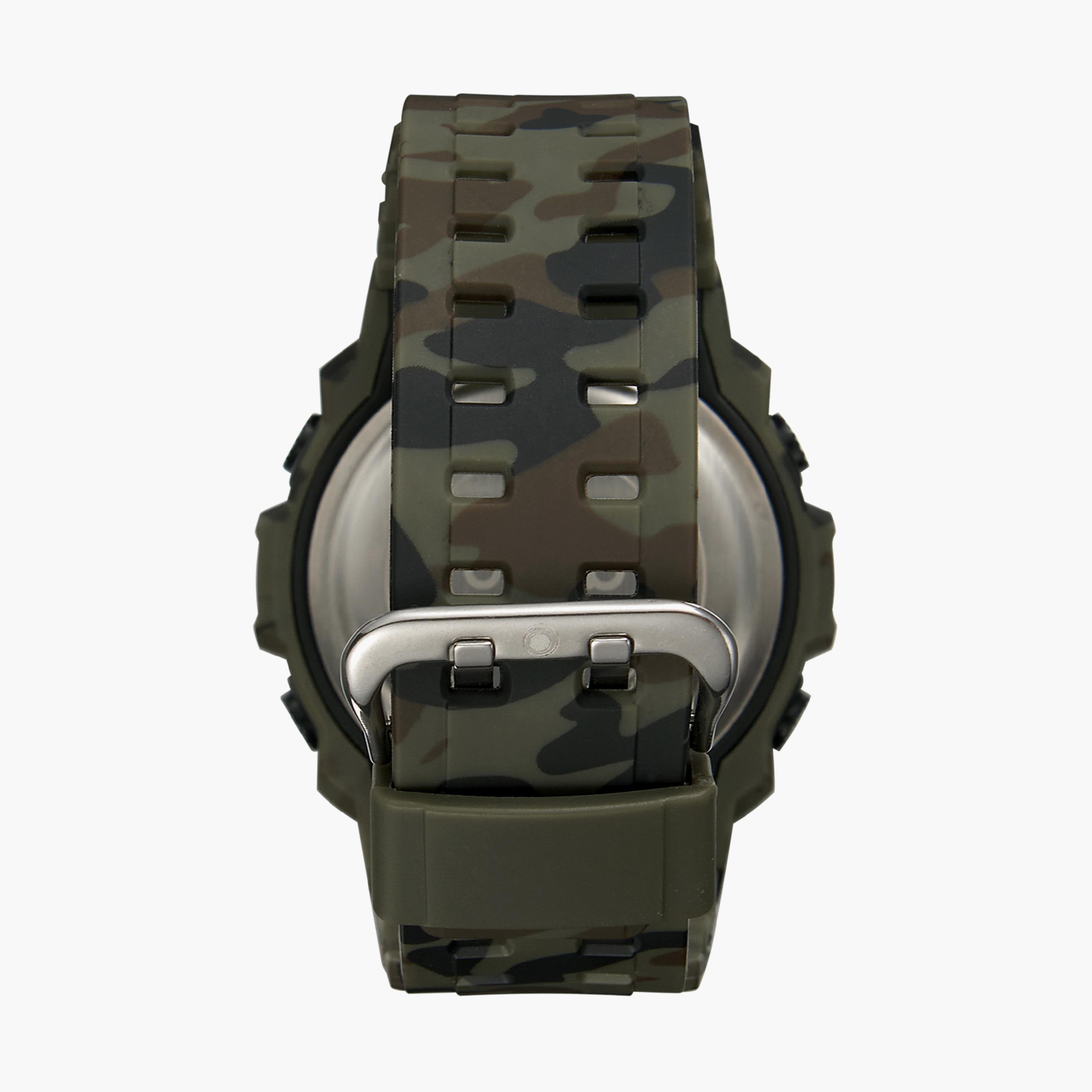  A9906 | ساعة استرو رقمية للرجال بسوار سيليكون أخضر-men-watchesandjewellery-watches-image-3
