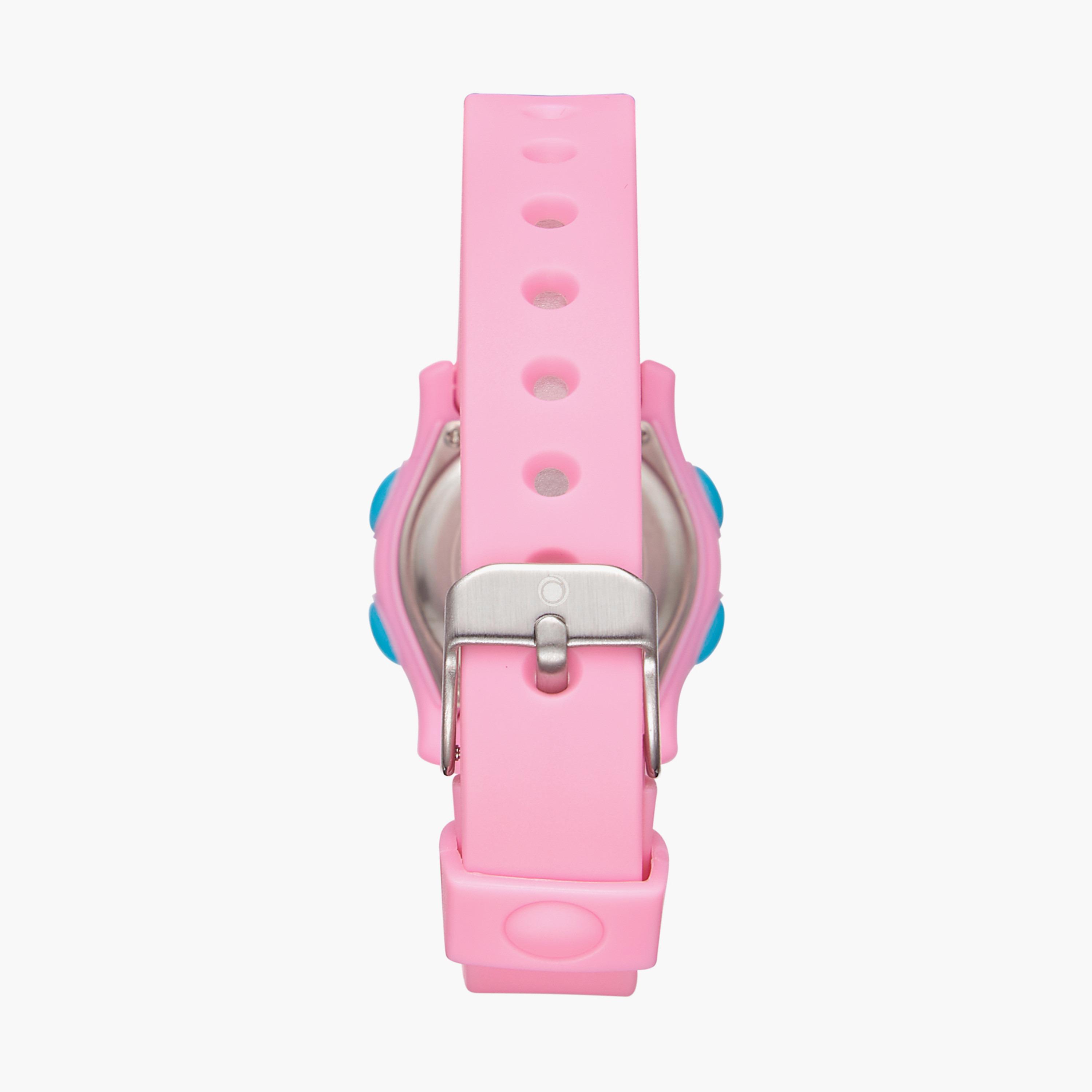  A23902 | ساعة استرو رقمية بسوار سيليكون وردي للاطفال-girls-accessories-watches-image-3