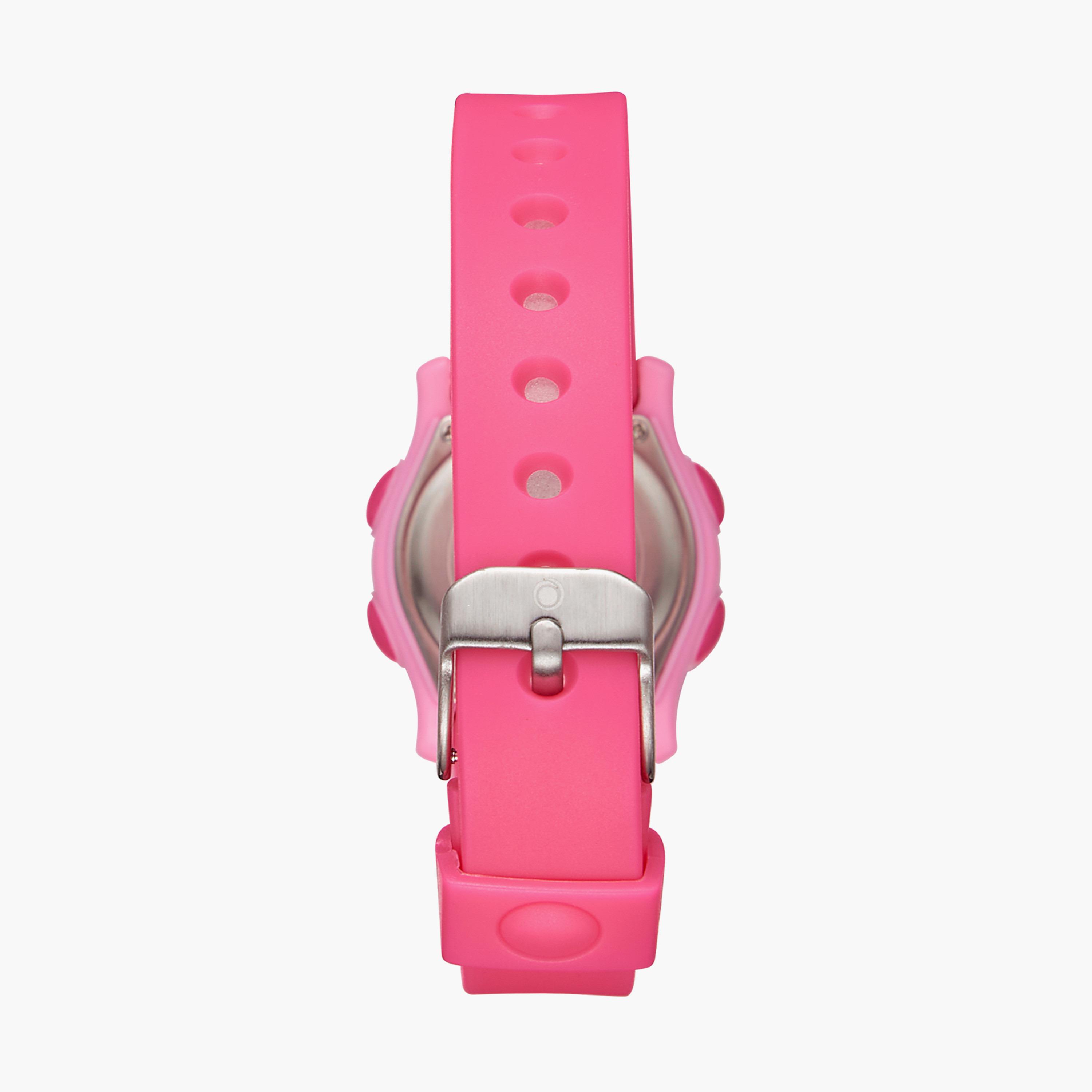 Astro Kids Pink Digital Silicone Strap Watch | A23902-girls-accessories-watches-image-3