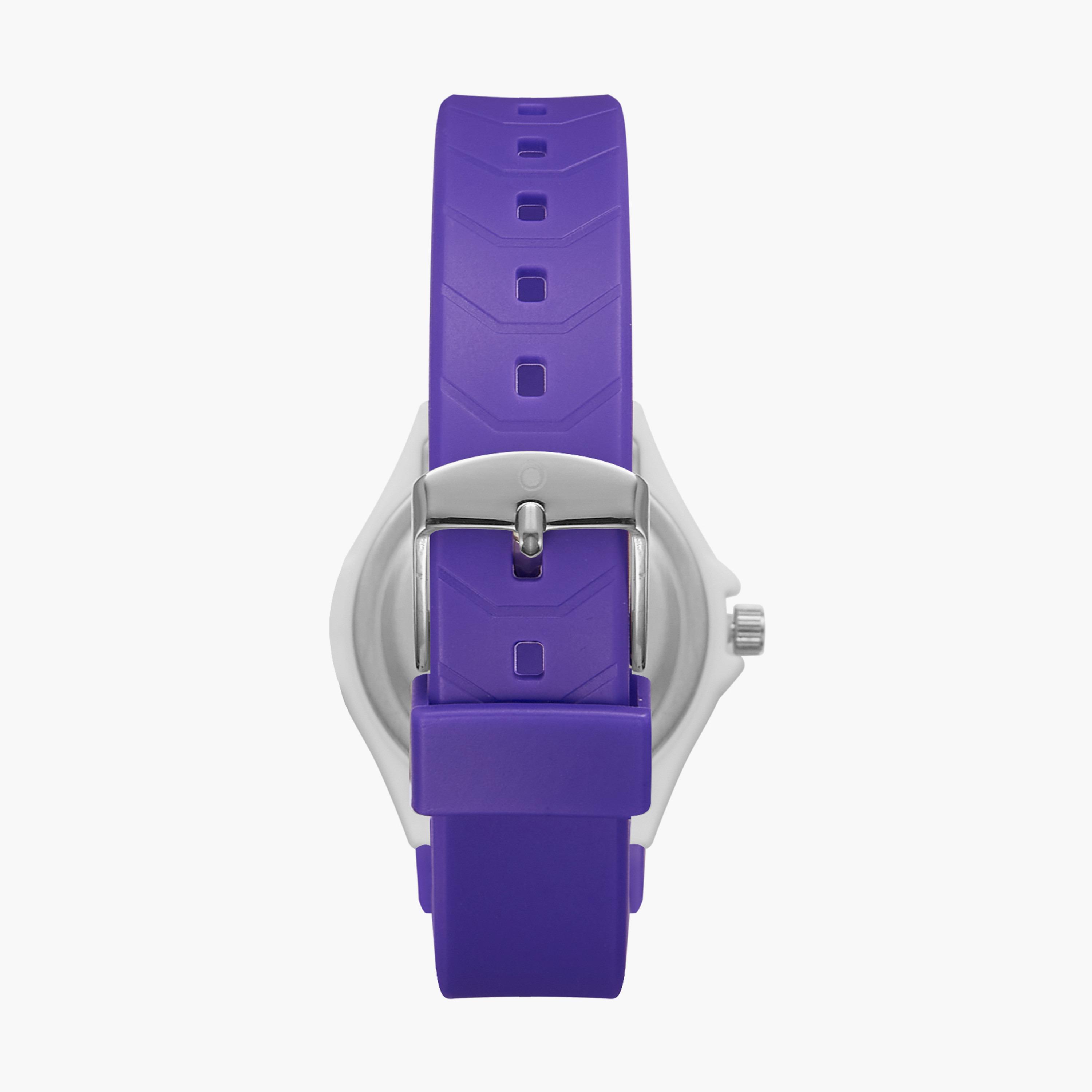  A23803 | ساعة استرو للاطفال ذات انالوج باللون البنفسجي بسوار سيليكون-girls-accessories-watches-image-3