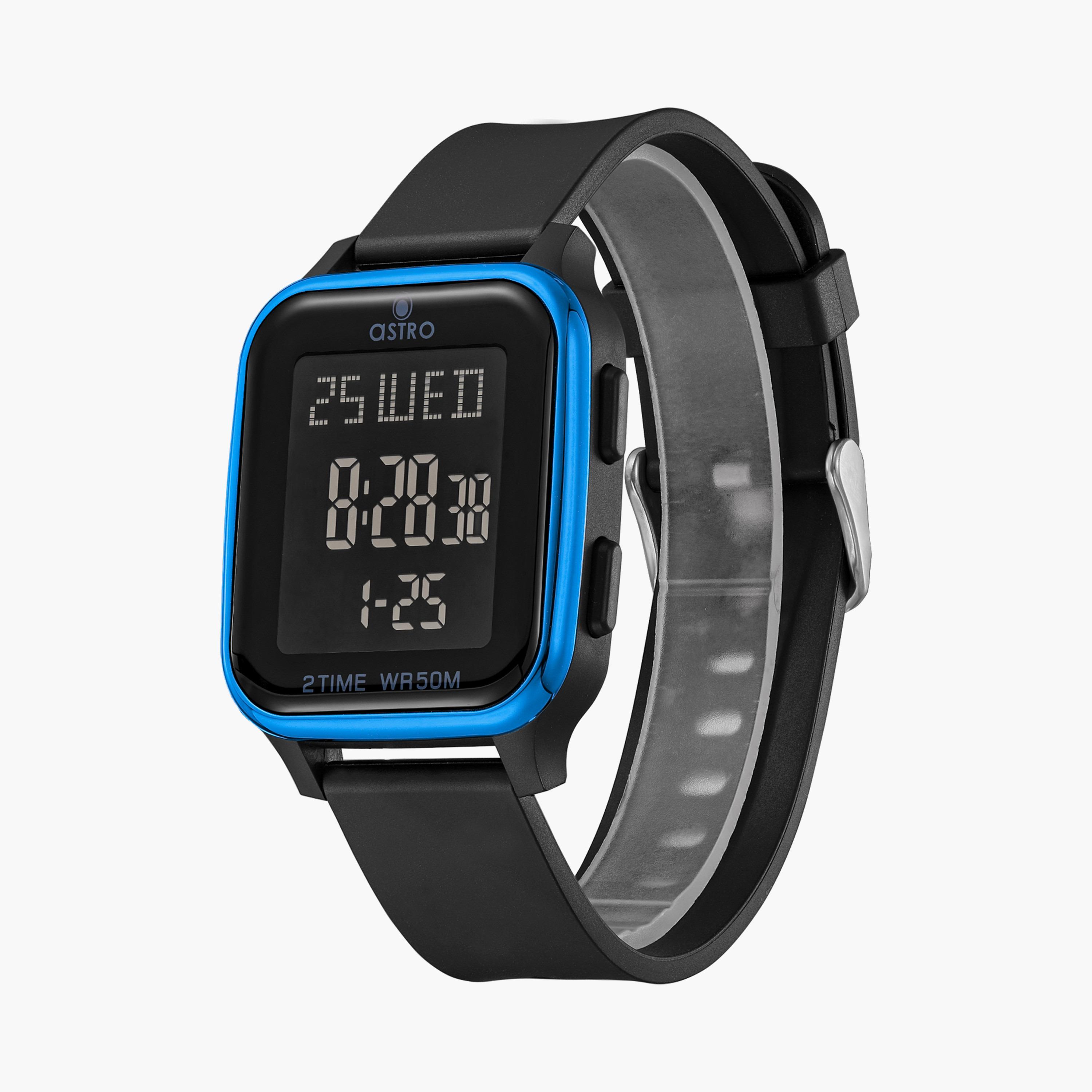  A23908 | ساعة استرو رقمية سوداء بسوار سيليكون للاطفال-girls-accessories-watches-image-2