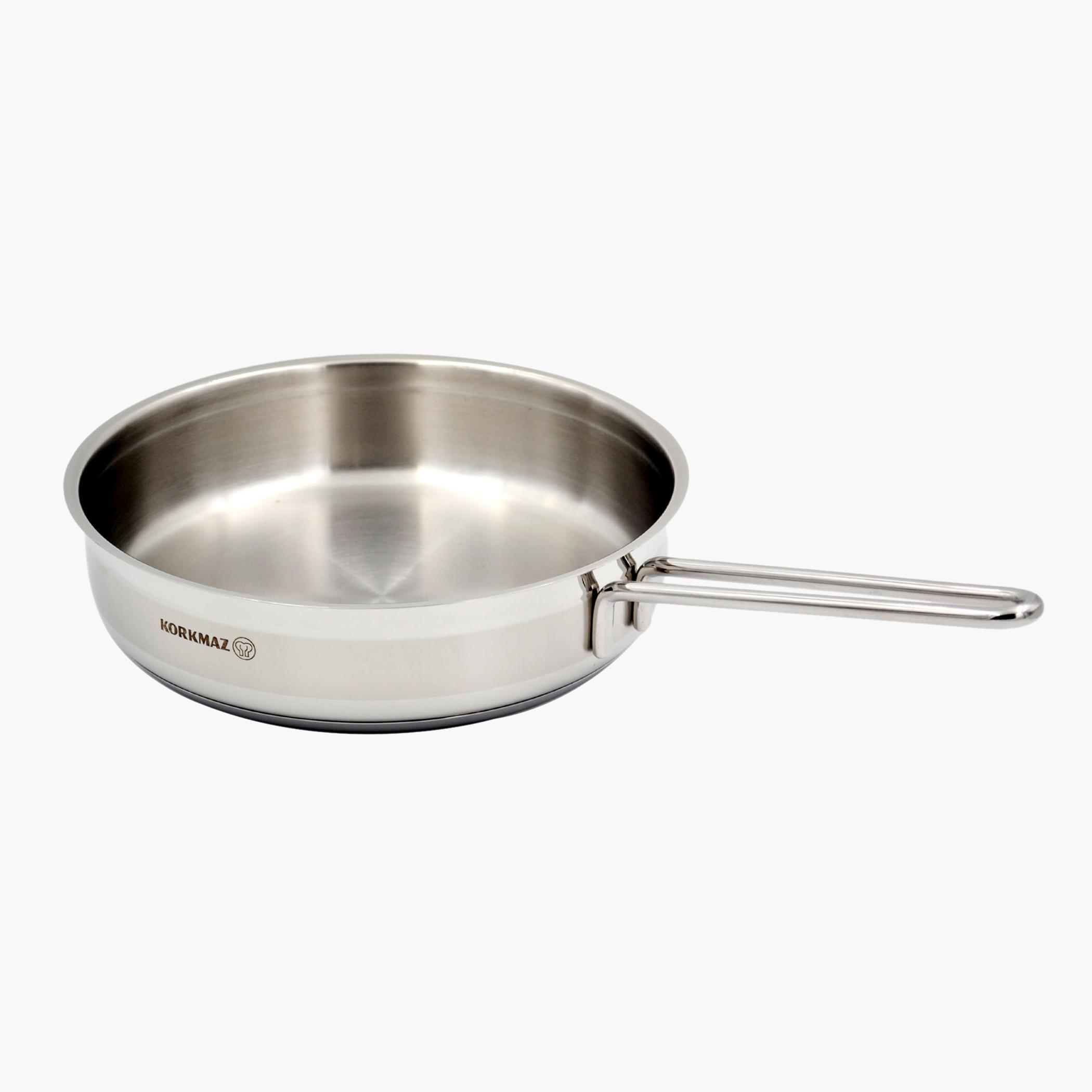 Korkmaz Alfa Stainless Steel Frying Pan - 26 cm