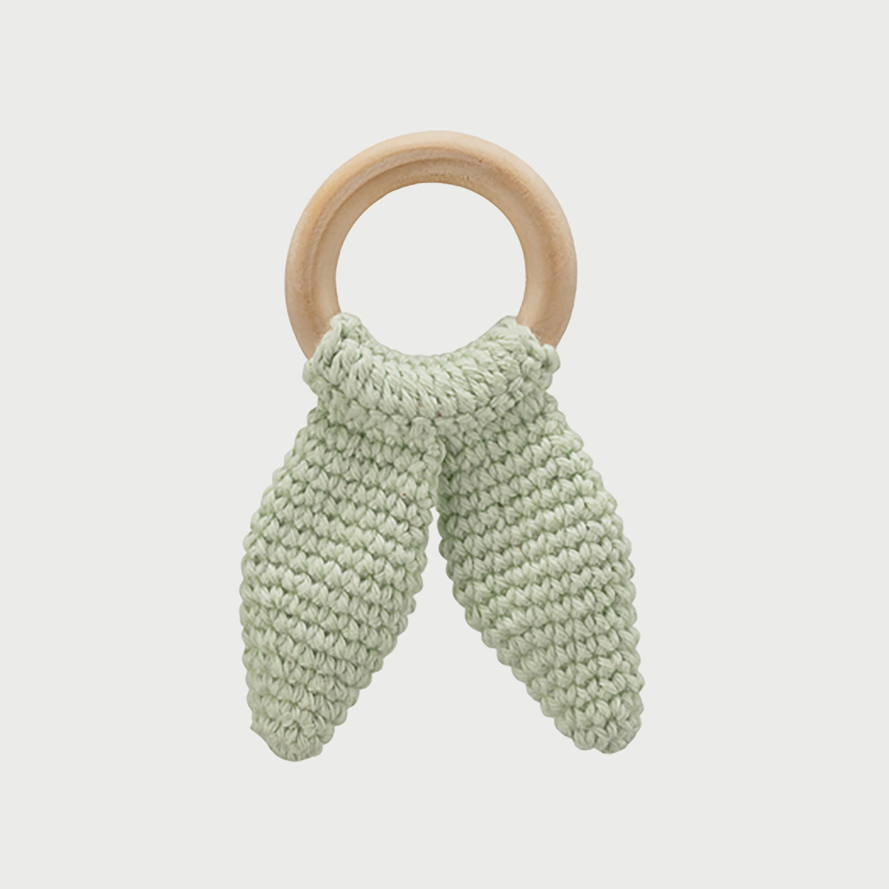 Babyjem Amigurumi Wooden Ring Teether-baby-feeding-teethers-image-1