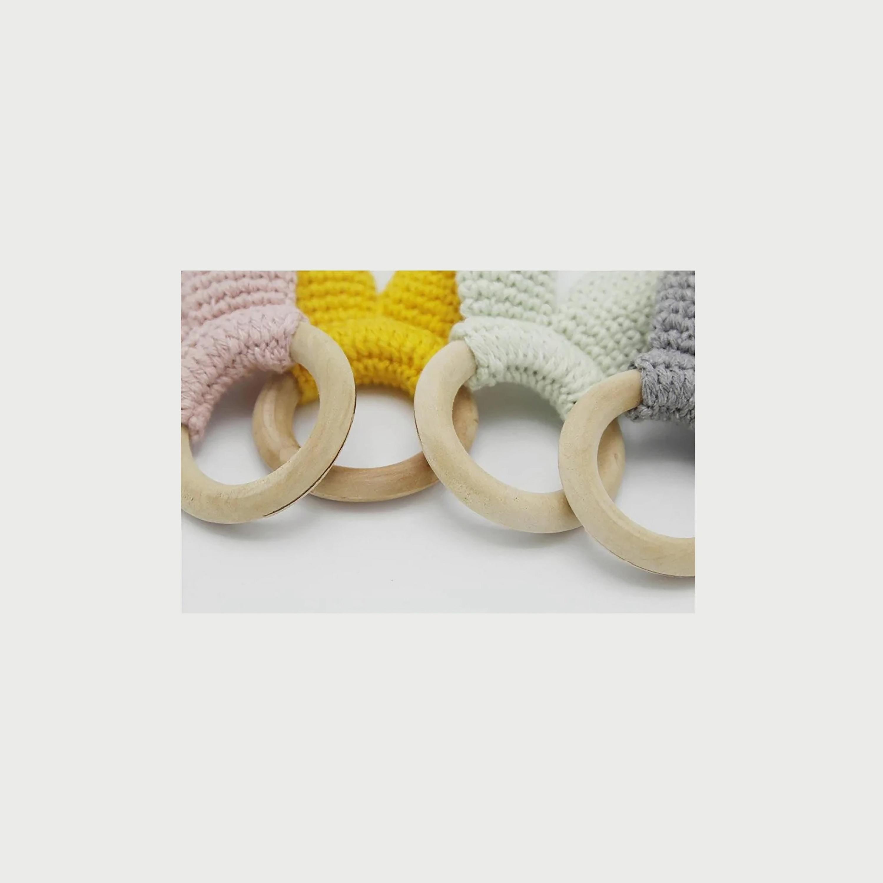 Babyjem Amigurumi Wooden Ring Teether-baby-feeding-teethers-image-3
