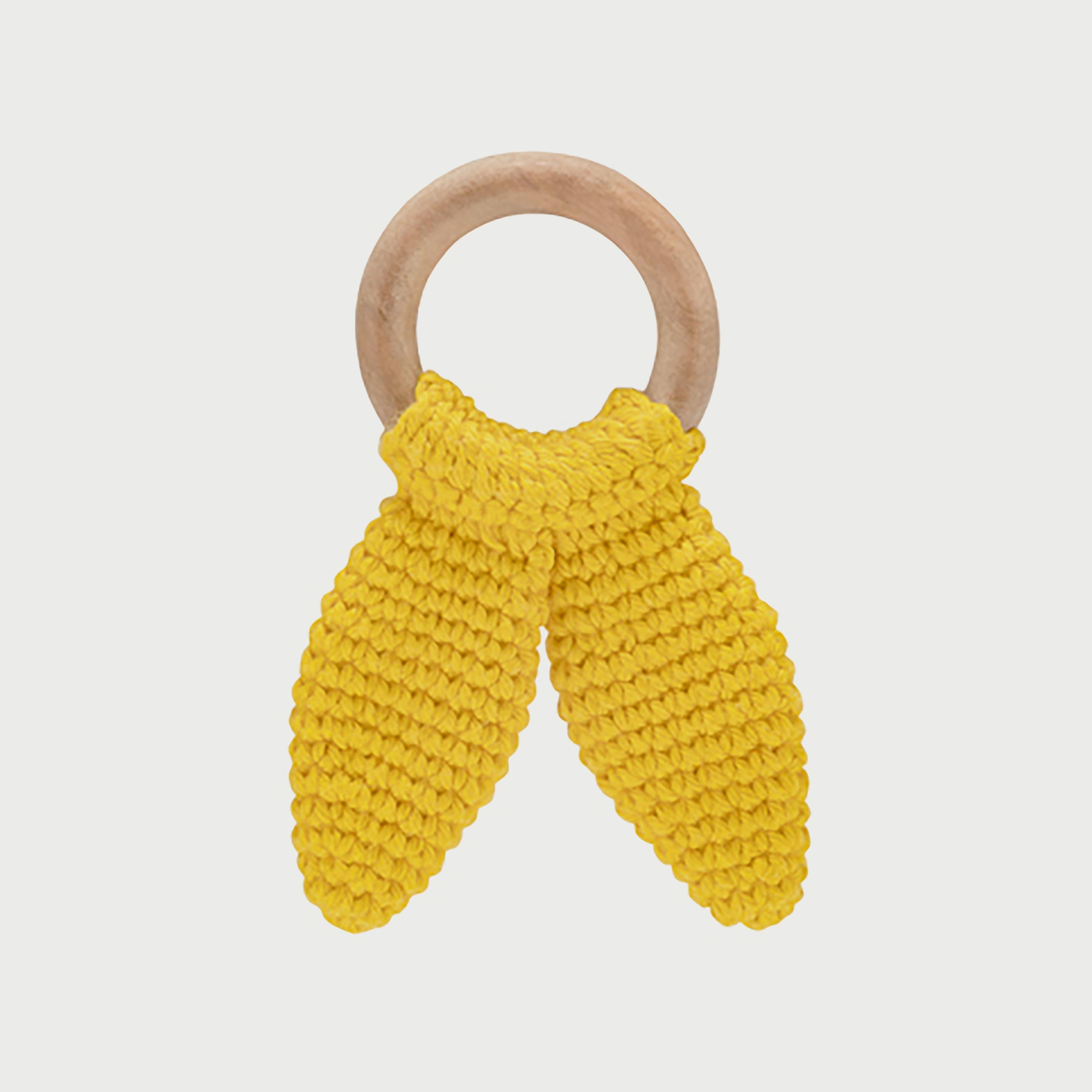 Babyjem Amigurumi Wooden Ring Teether-baby-feeding-teethers-image-2
