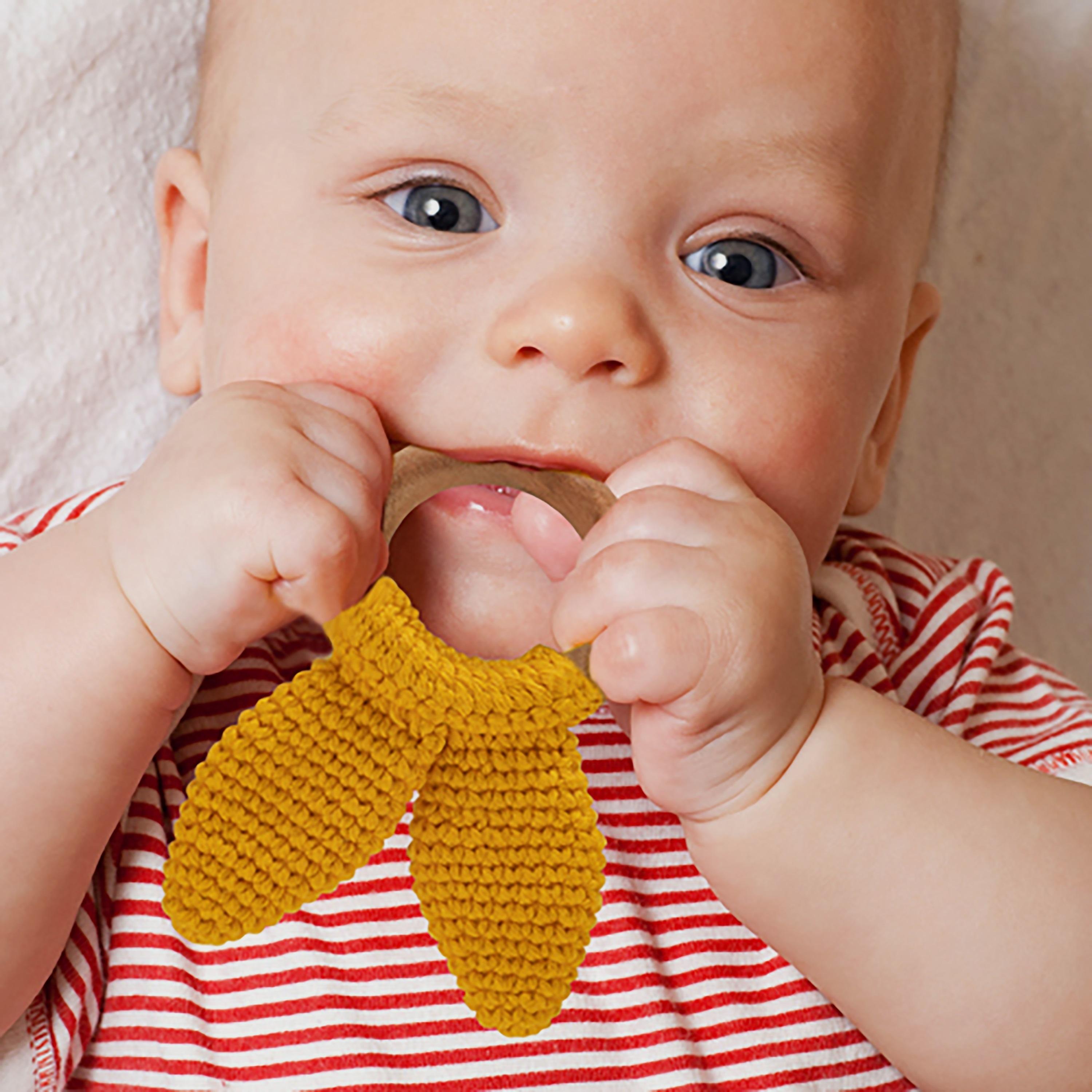 Babyjem Amigurumi Wooden Ring Teether-baby-feeding-teethers-image-3