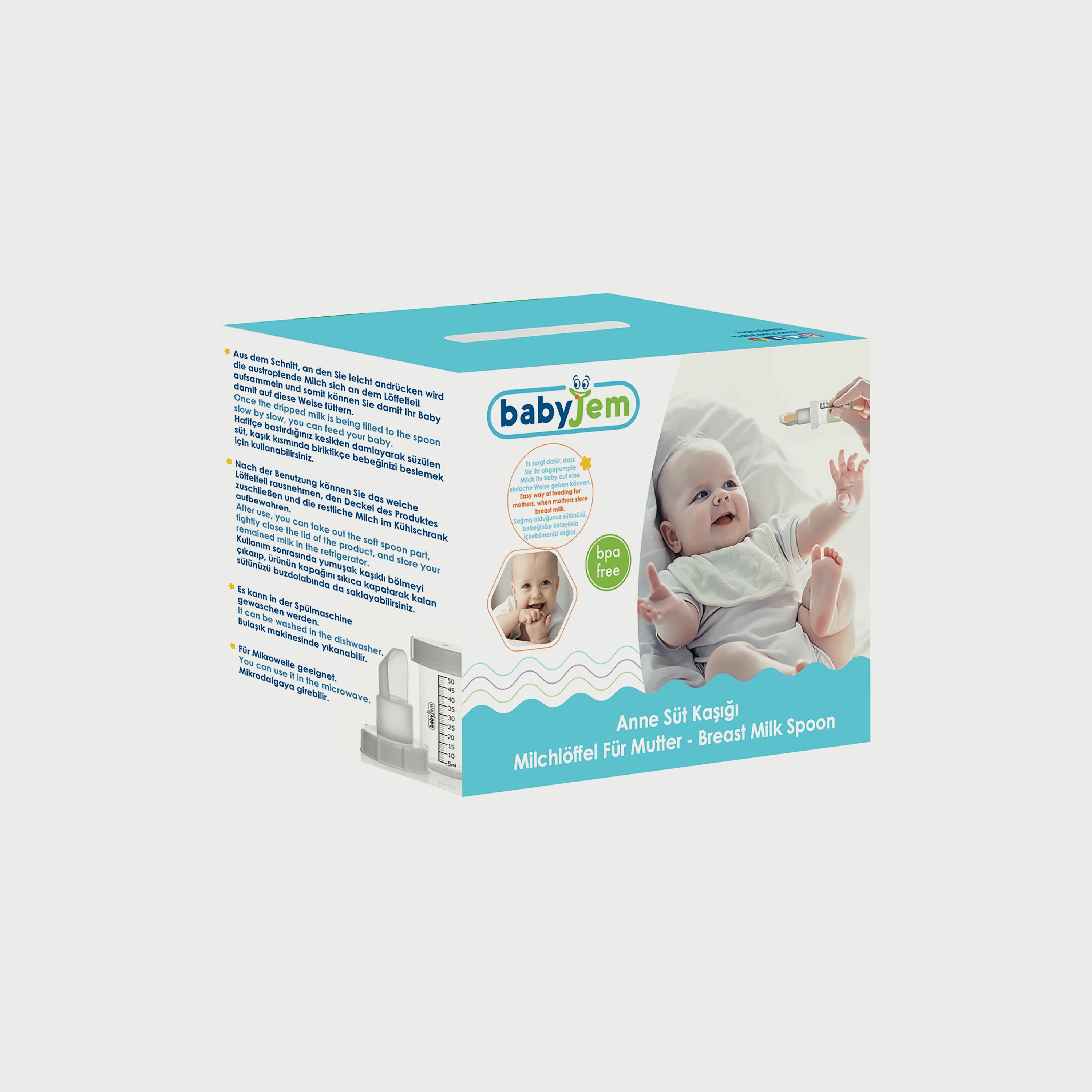 ملعقة حليب الثدي من بيبي جيم، + 0 أشهر، شفاف-baby-feeding-accessories-image-5