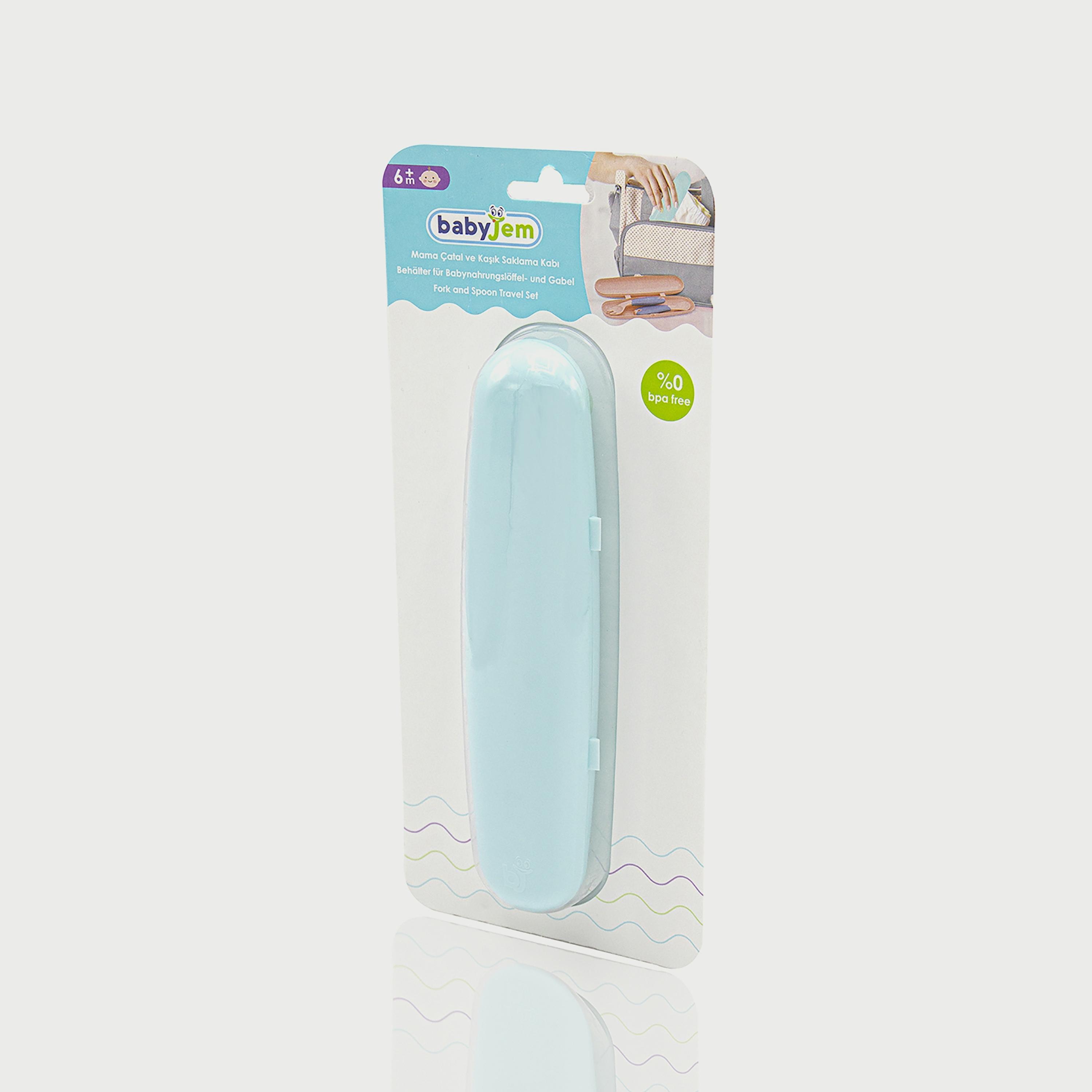 Babyjem Plastic Fork & Spoon Travel Case-baby-feeding-mealtimeessentials-image-2